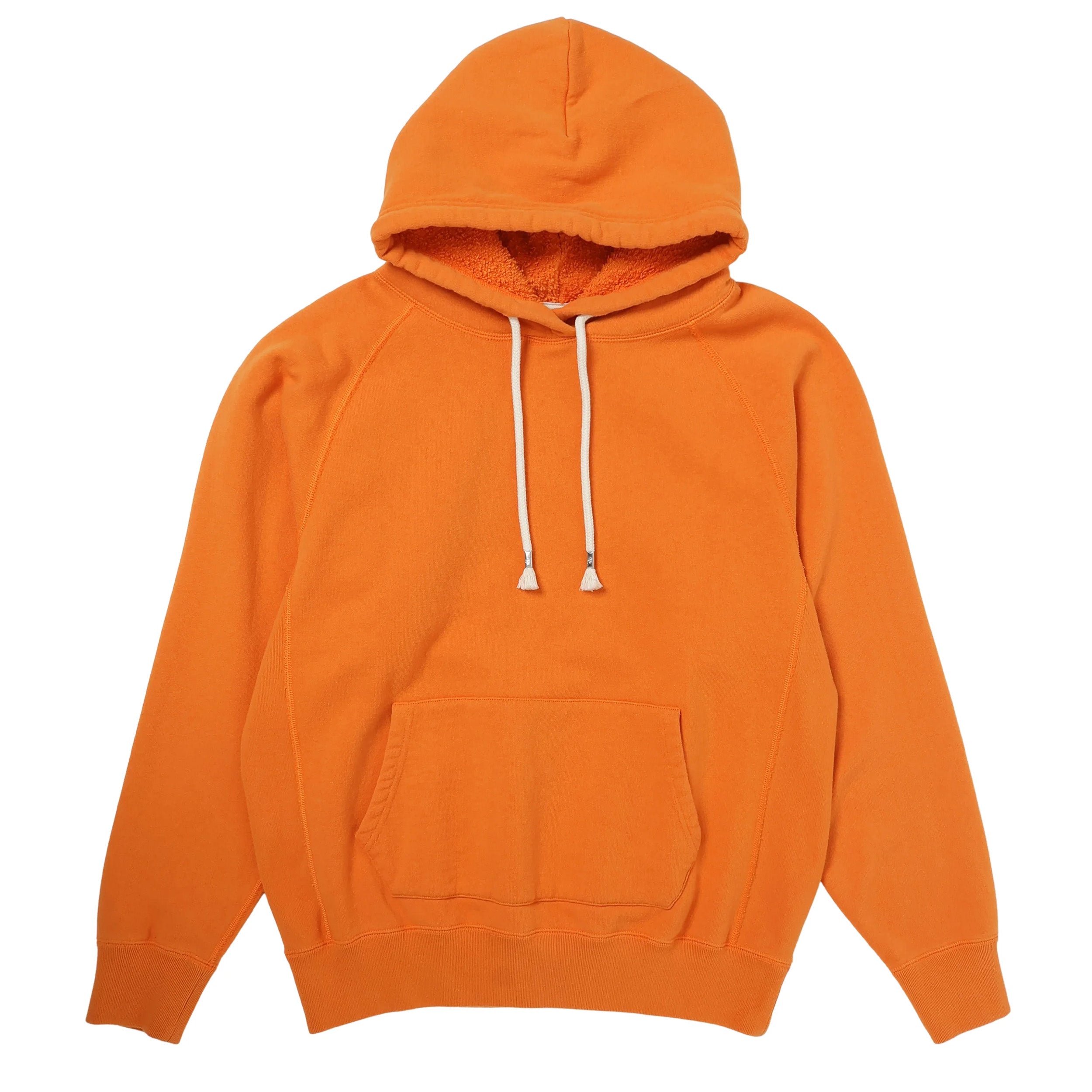 Pullover Hoodie - Super Looper French Terry - Orange by Wonder Looper