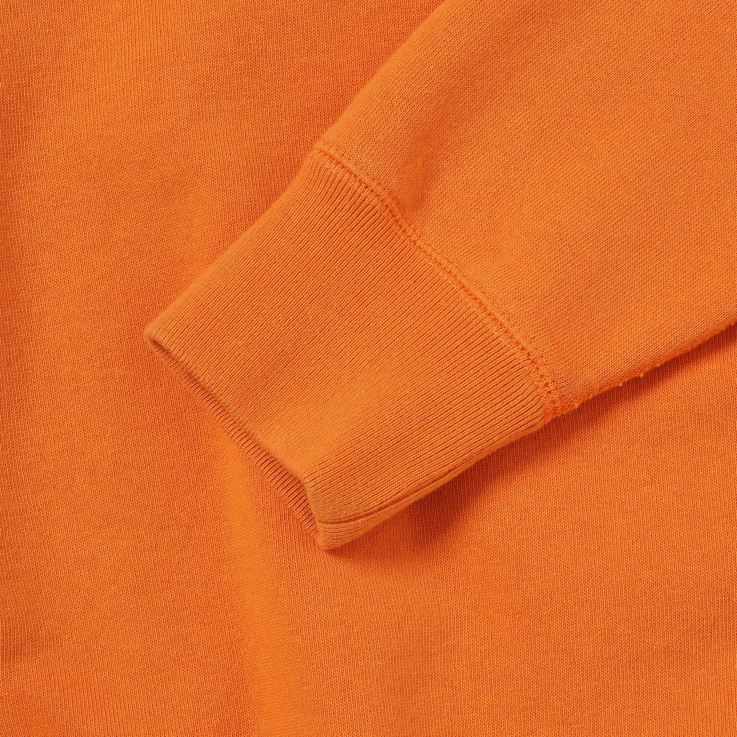 Pullover Hoodie - Super Looper French Terry - Orange by Wonder Looper