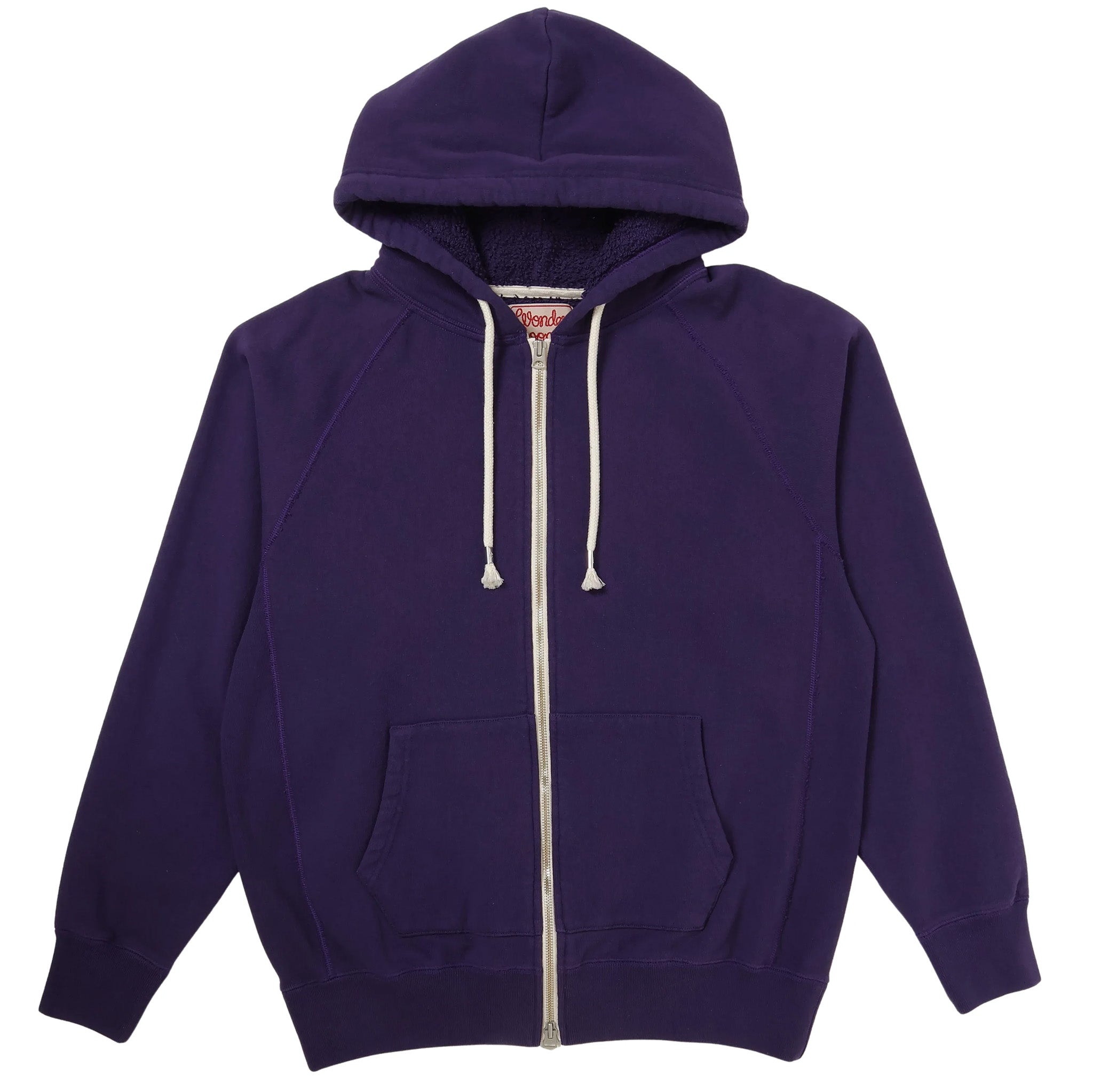 Zip Hoodie - Super Looper French Terry - Purple by Wonder Looper