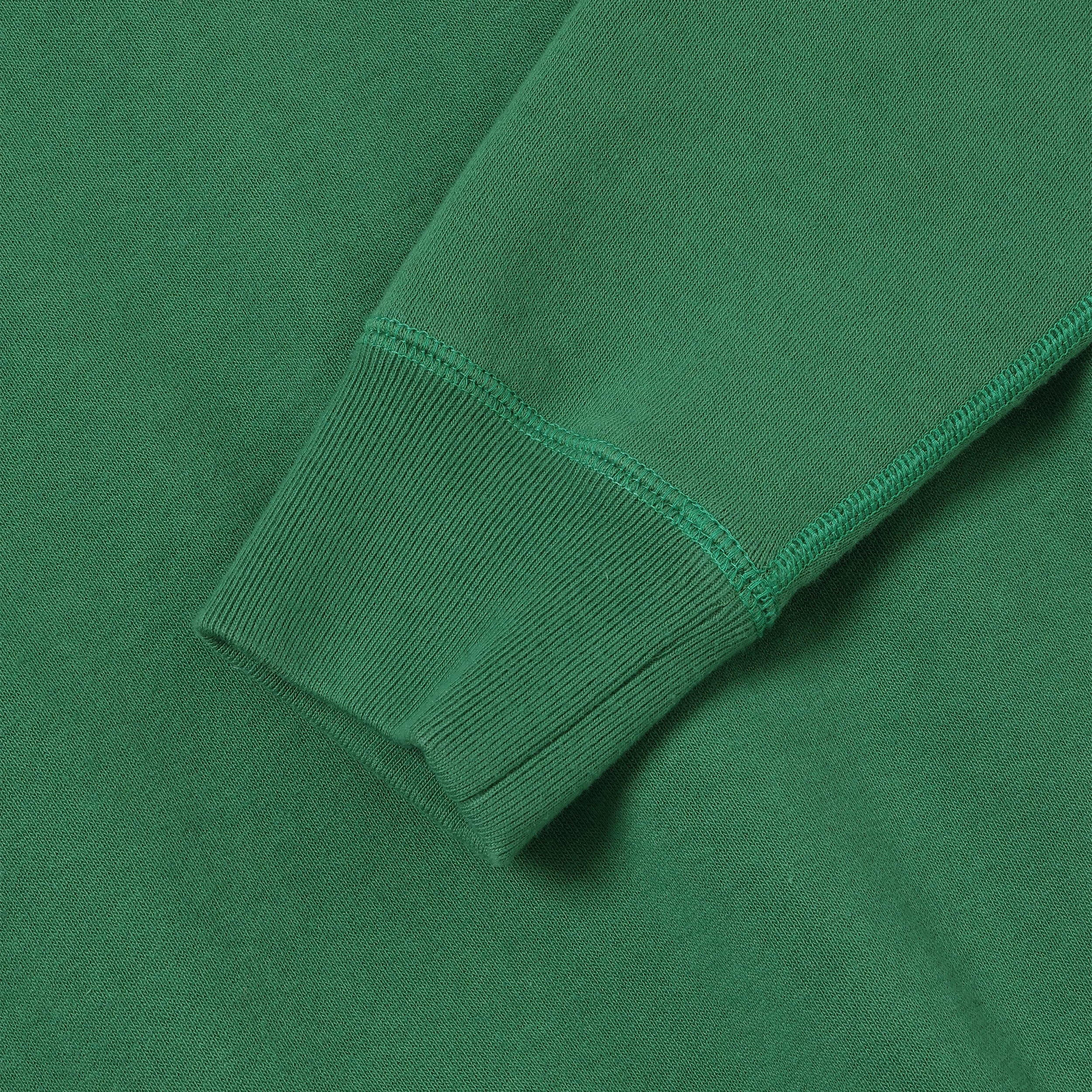 Pullover Hoodie - Super Looper French Terry - Green by Wonder Looper