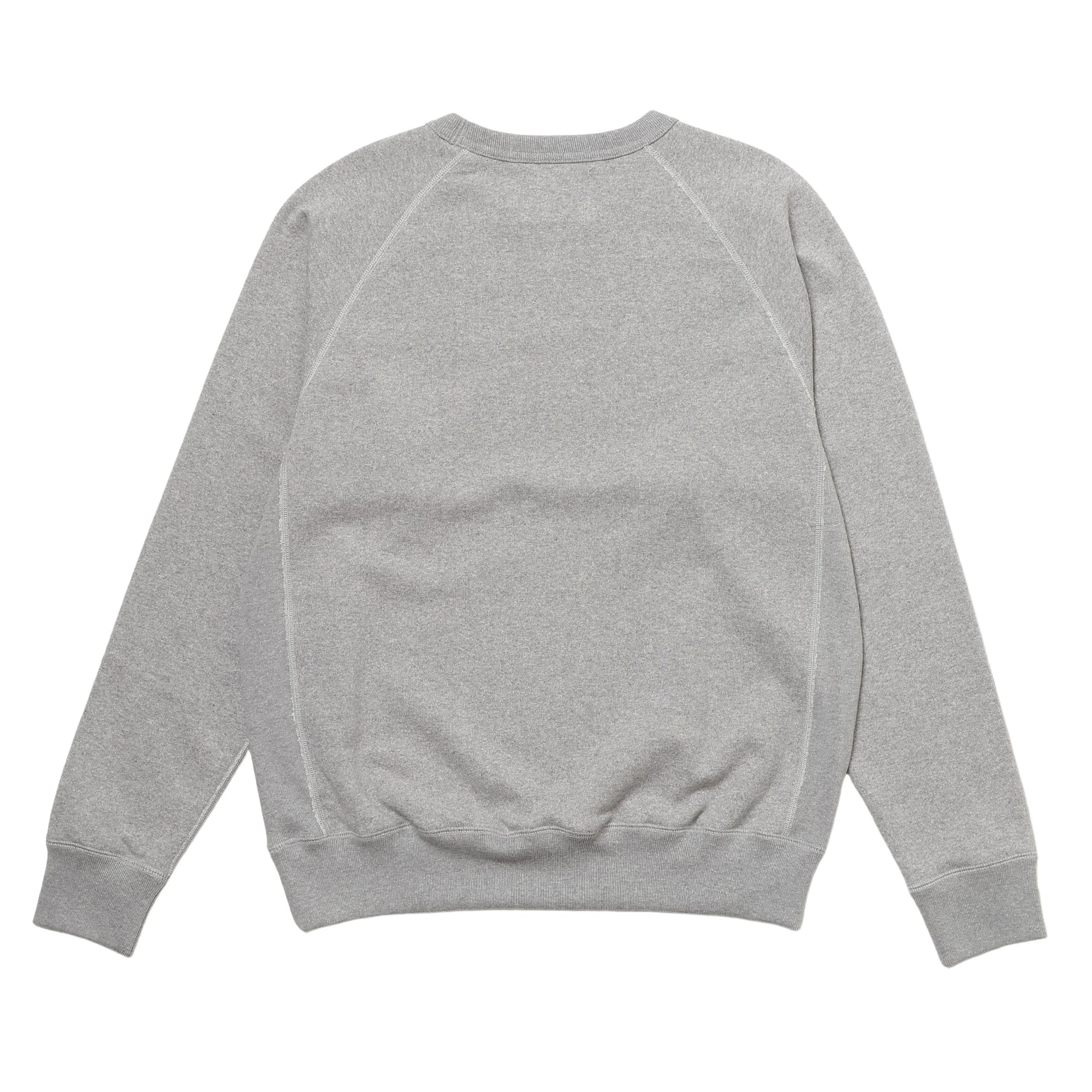 Pullover Crewneck - Super Looper French Terry - Heather Grey by Wonder Looper
