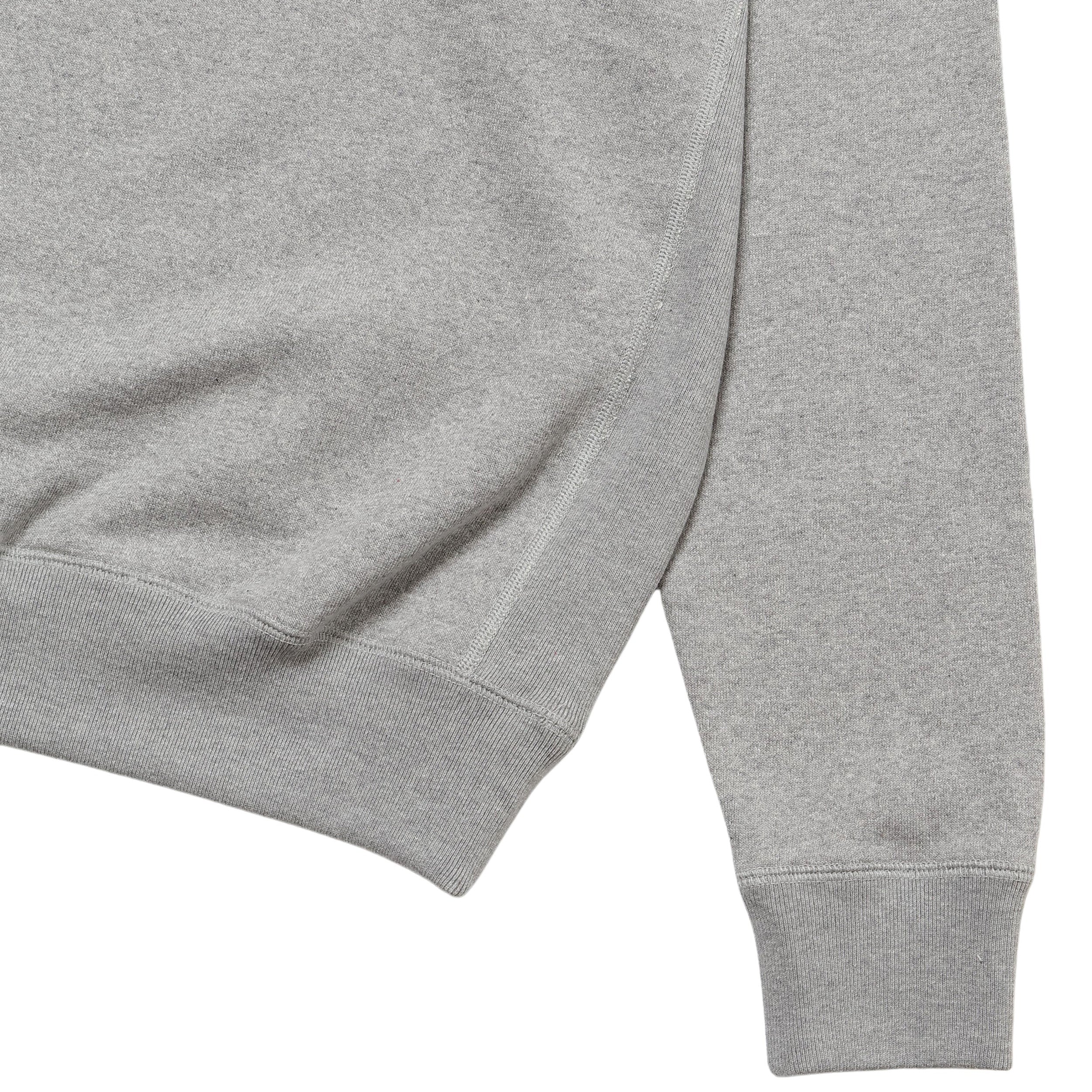 Pullover Crewneck - Super Looper French Terry - Heather Grey by Wonder Looper