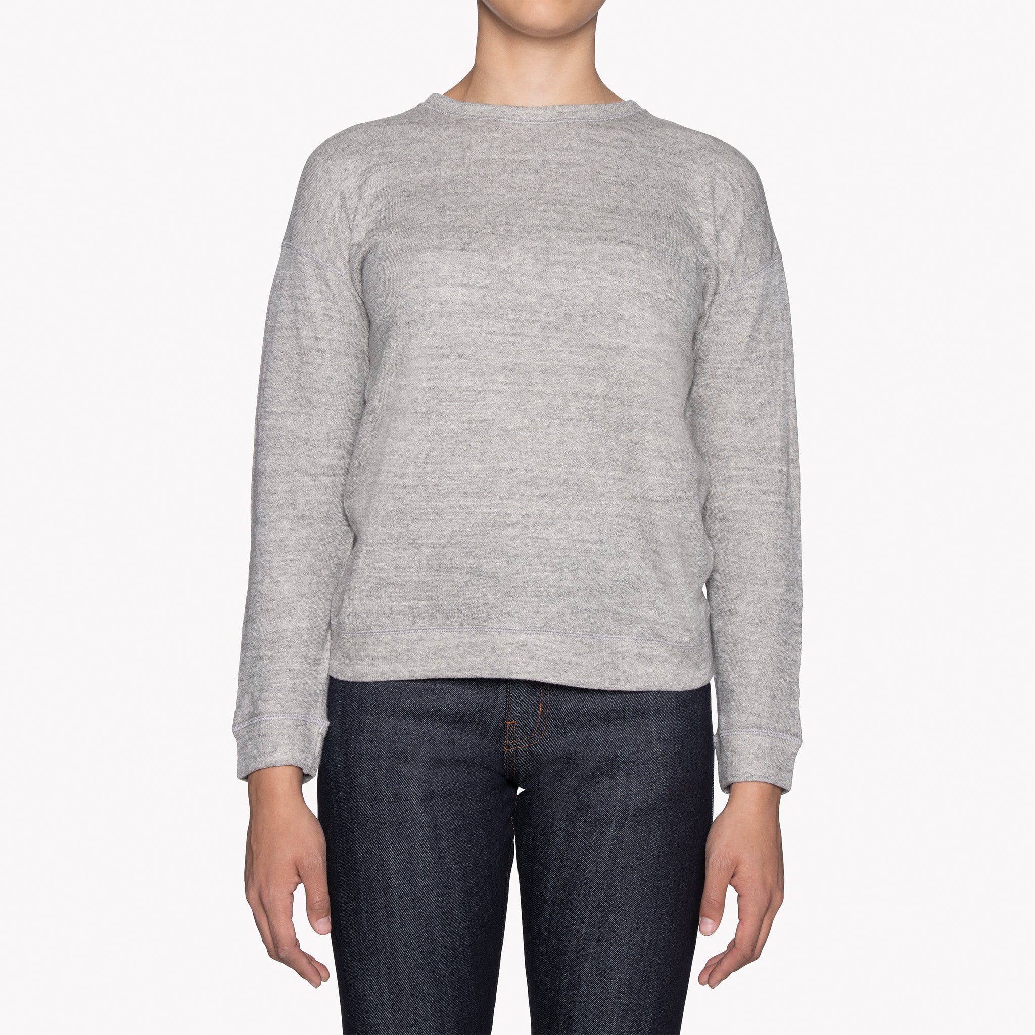 Weekend Crew - Vintage Doubleface - Grey by Naked & Famous Denim