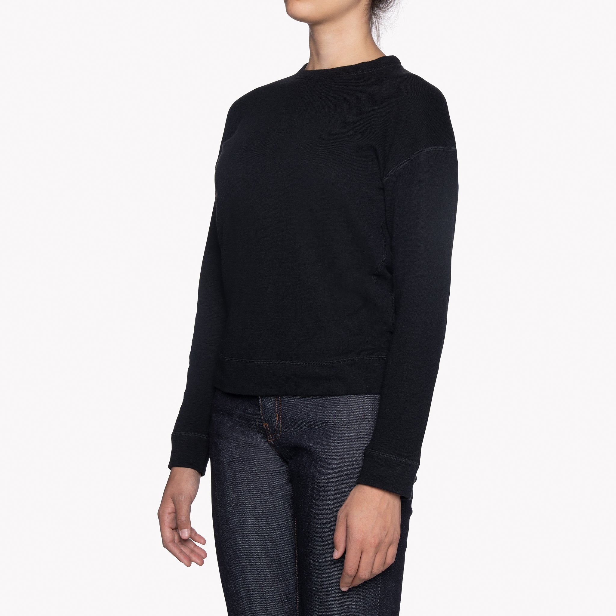 Weekend Crew - Vintage Doubleface - Black by Naked & Famous Denim