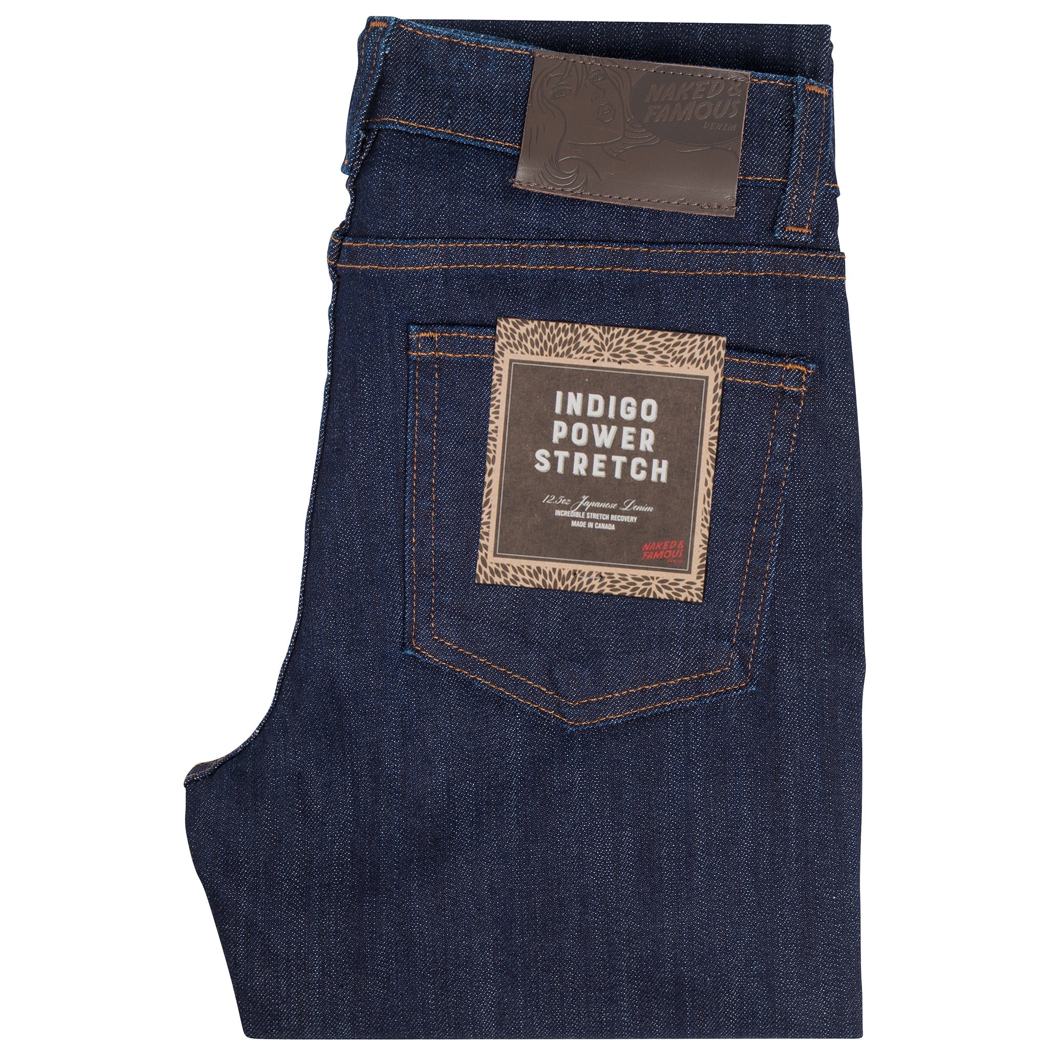 Skinny - Indigo Power Stretch by Naked & Famous Denim