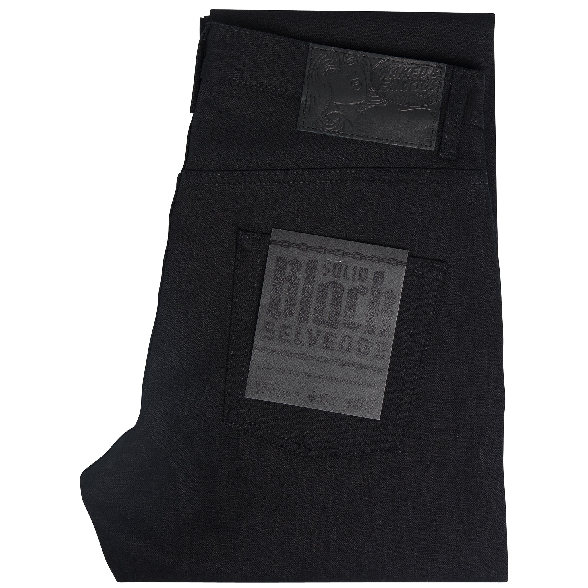 Easy Guy - Solid Black Selvedge by Naked & Famous Denim