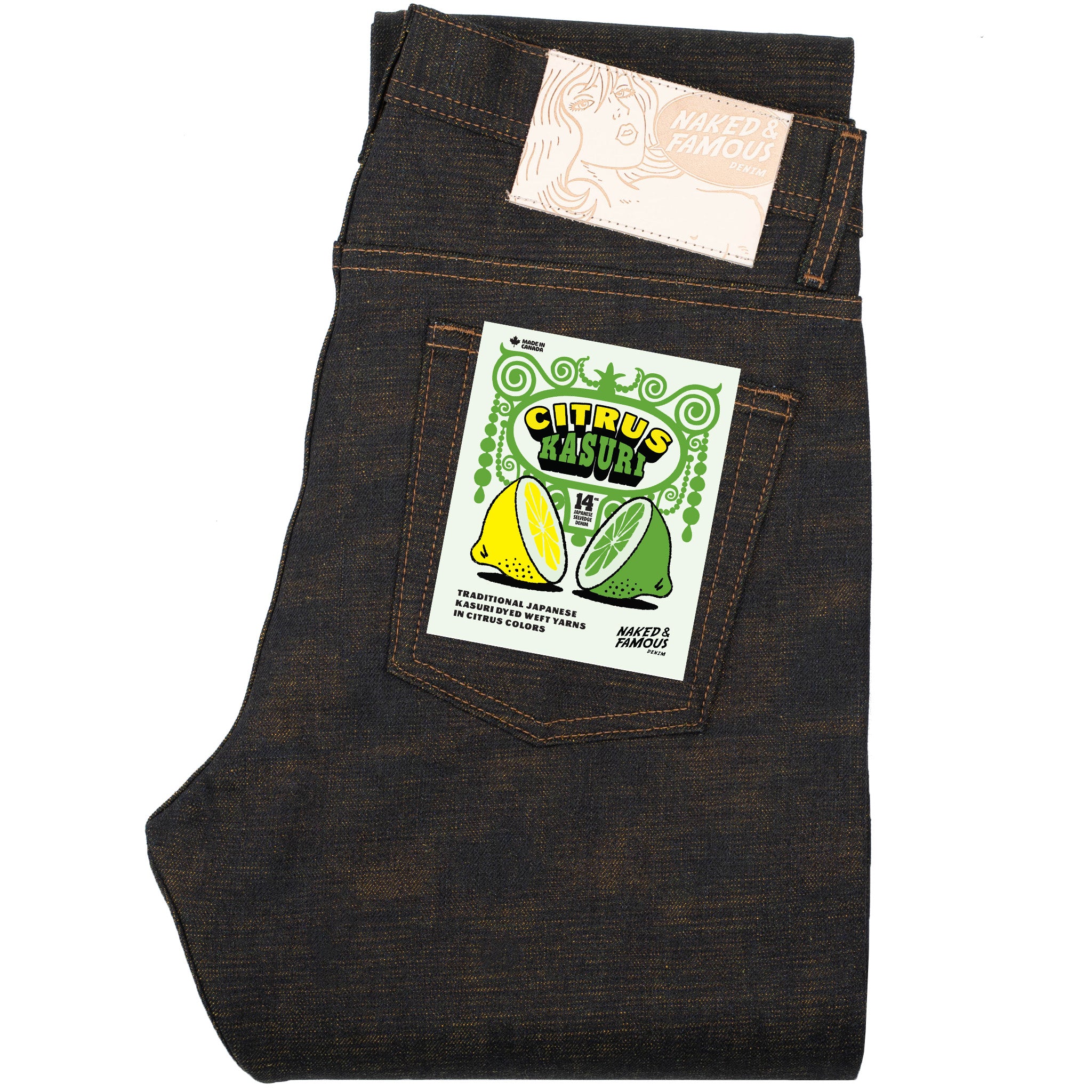 Weird Guy - Citrus Kasuri Selvedge by Naked & Famous Denim