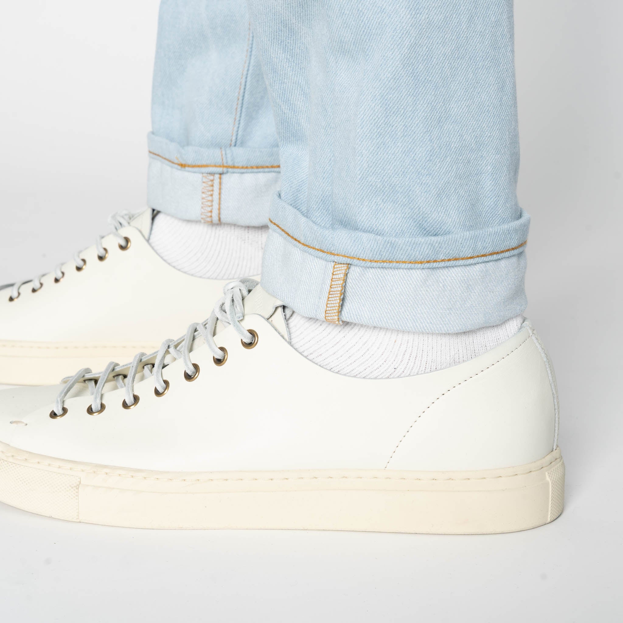 Super Guy - Secret Agent Denim - Bleach Blue by Naked & Famous Denim