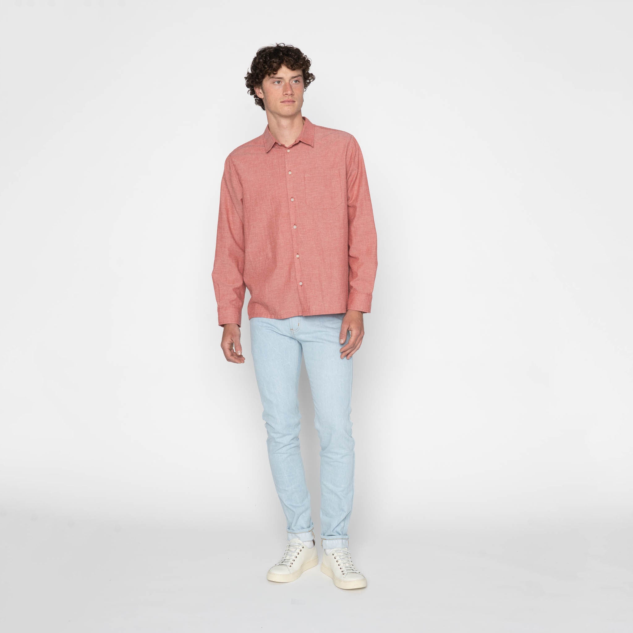 Super Guy - Secret Agent Denim - Bleach Blue by Naked & Famous Denim