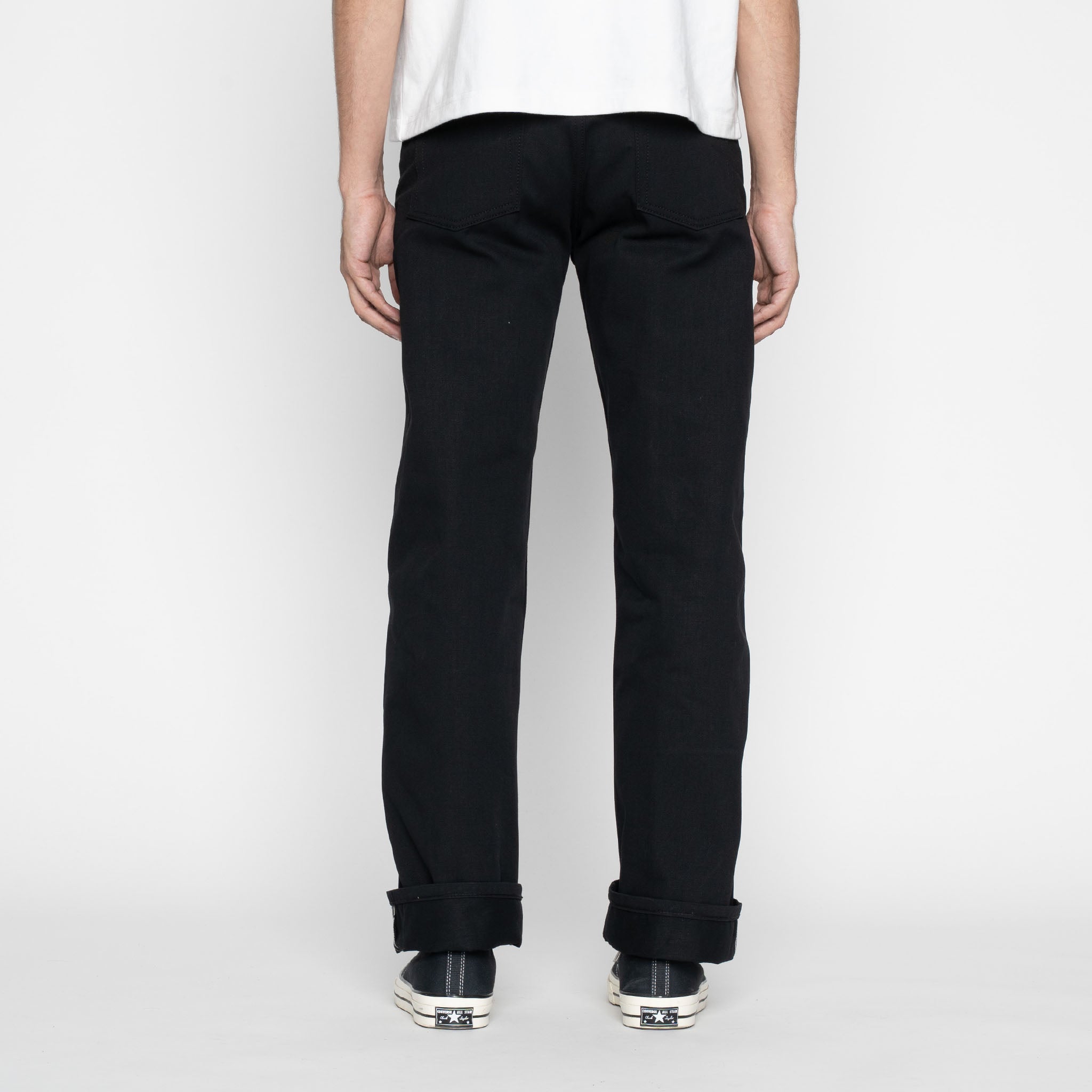 Strong Guy - Selvedge Slacks Black by Naked & Famous Denim