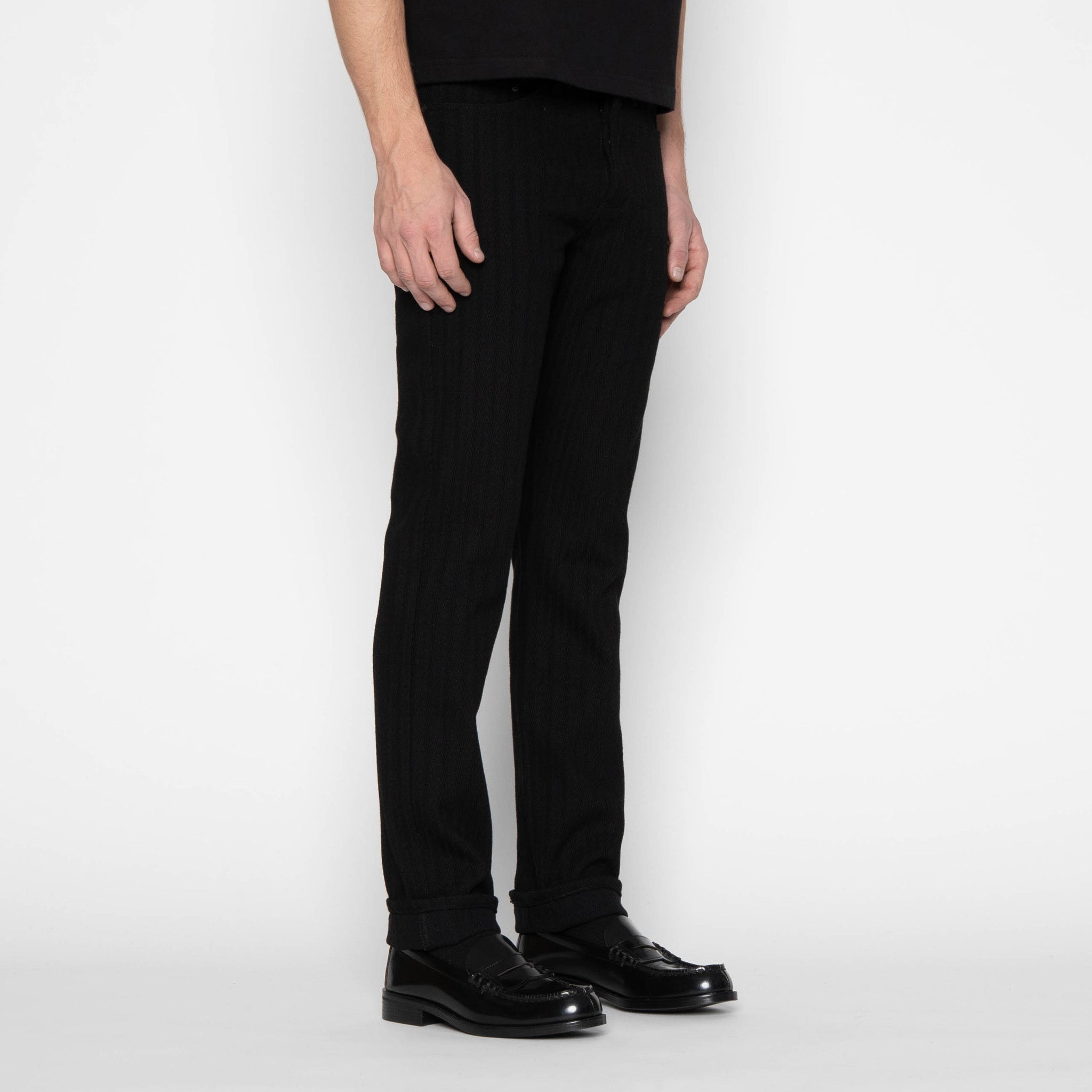Weird Guy - Black Sugiaya by Naked & Famous Denim