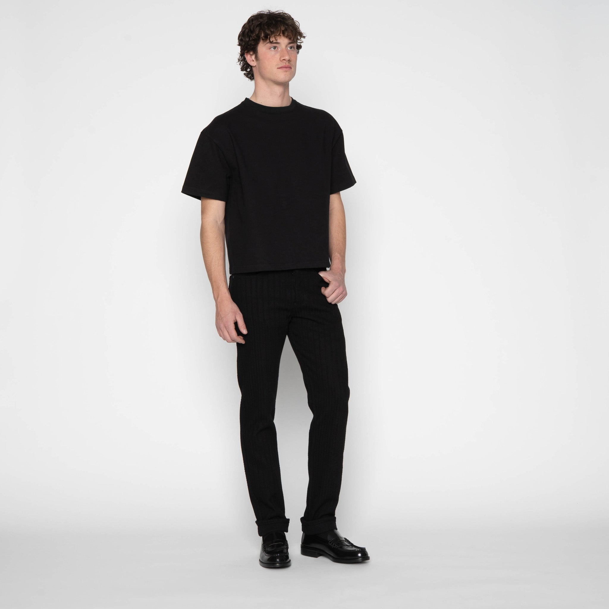 Weird Guy - Black Sugiaya by Naked & Famous Denim