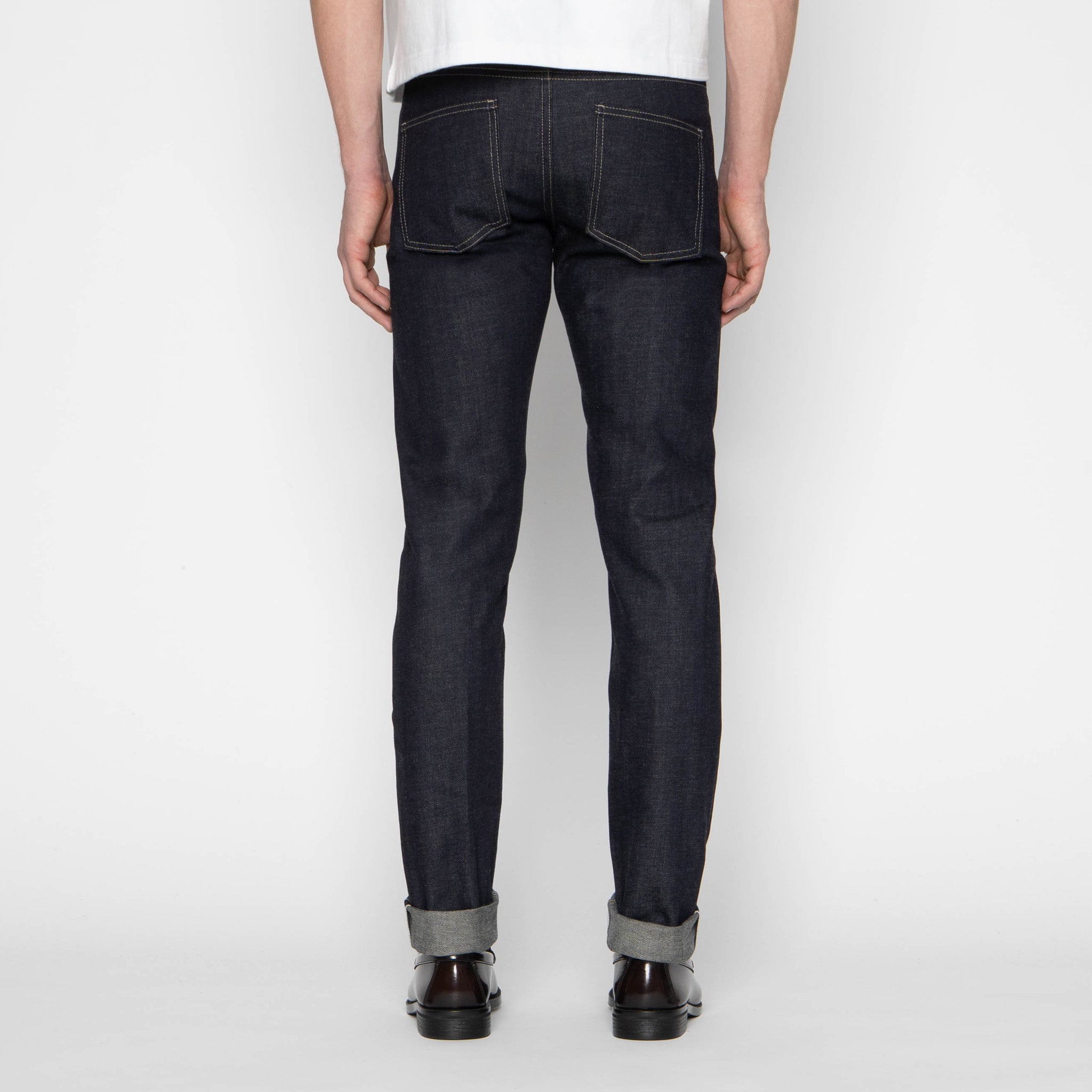 Super Guy - Fox Fibre Green Weft by Naked & Famous Denim
