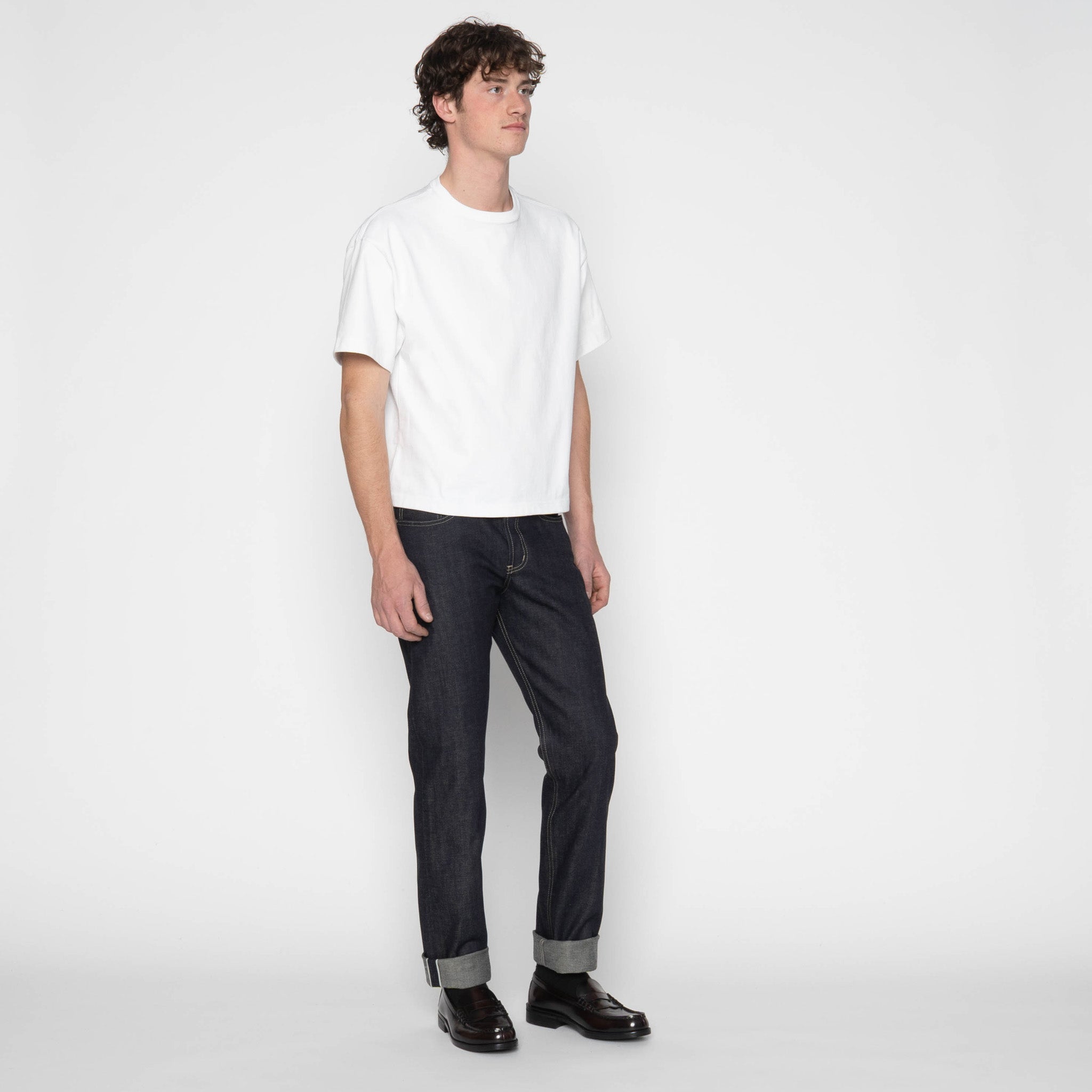 Weird Guy - Fox Fibre Green Weft by Naked & Famous Denim