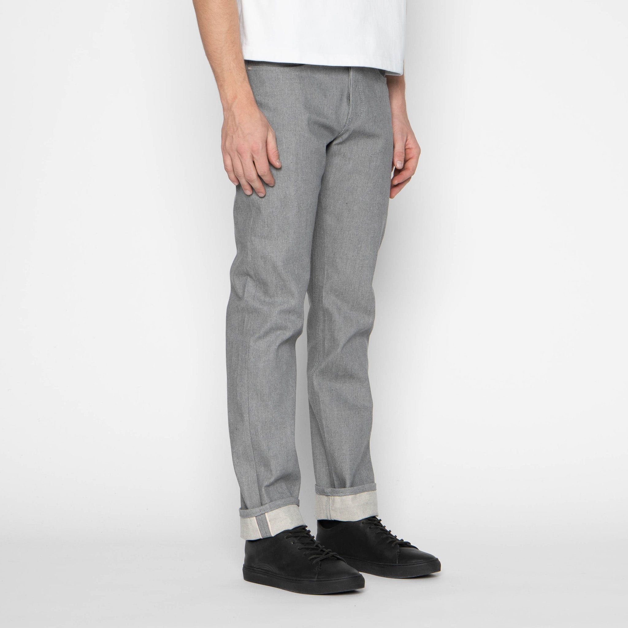 Weird Guy - Heather Grey Selvedge by Naked & Famous Denim