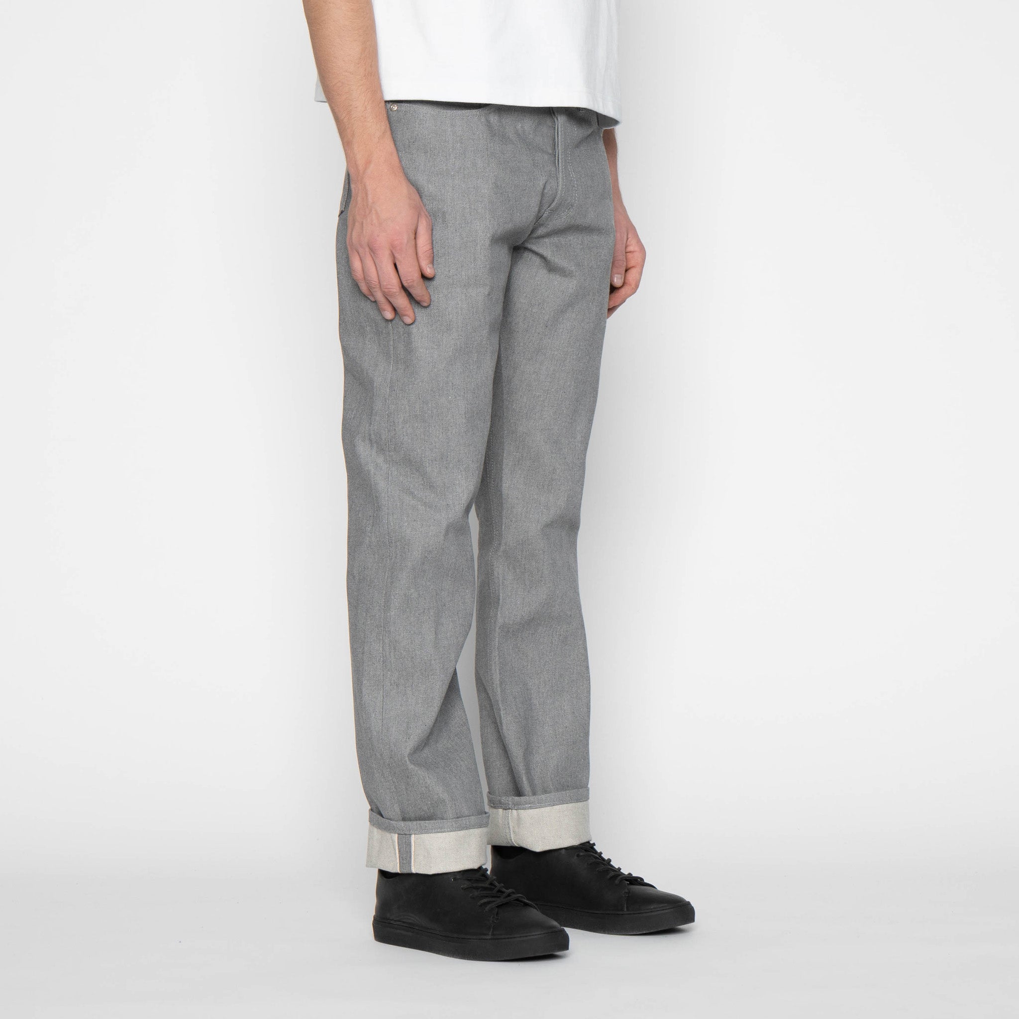 True Guy - Heather Grey Selvedge by Naked & Famous Denim