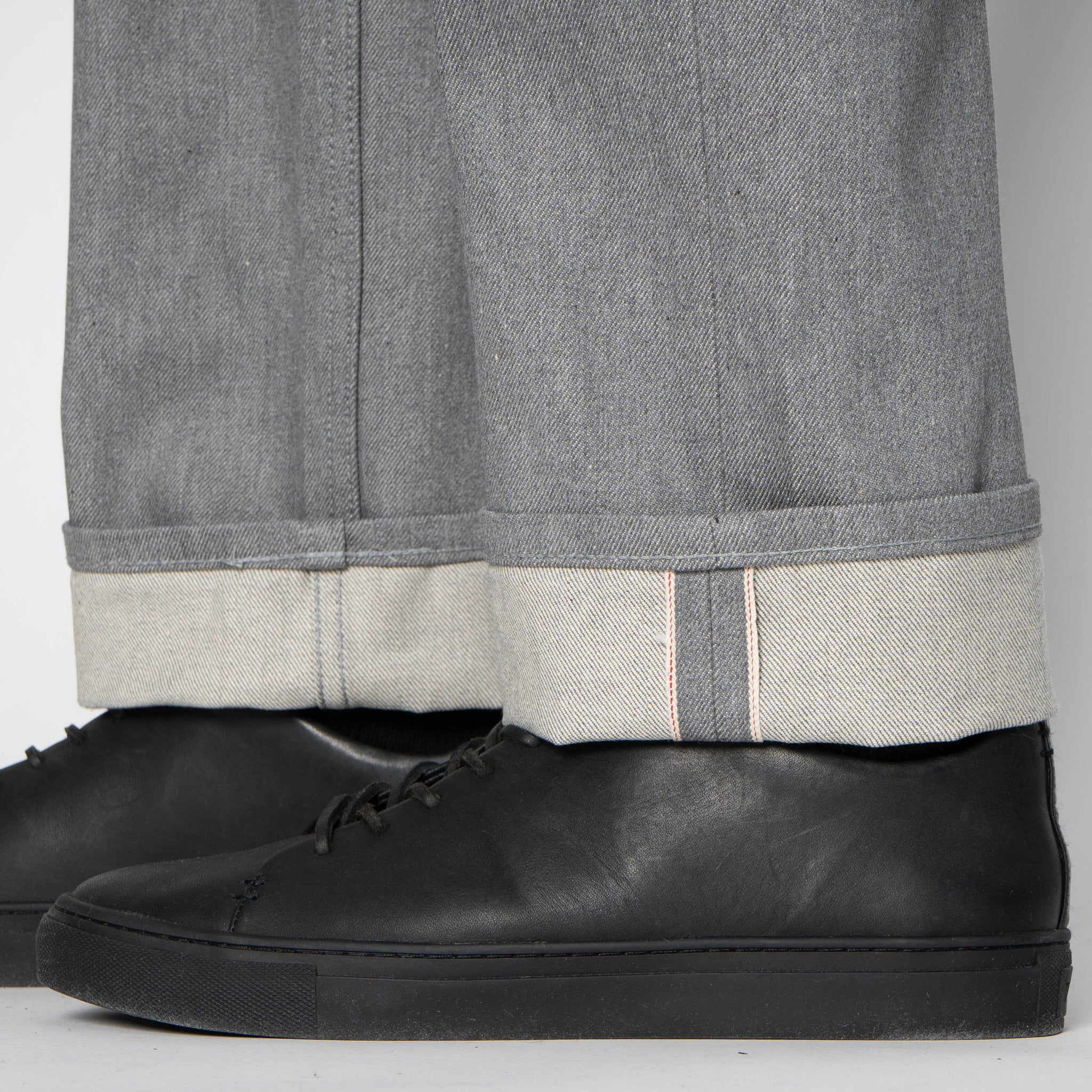 True Guy - Heather Grey Selvedge by Naked & Famous Denim