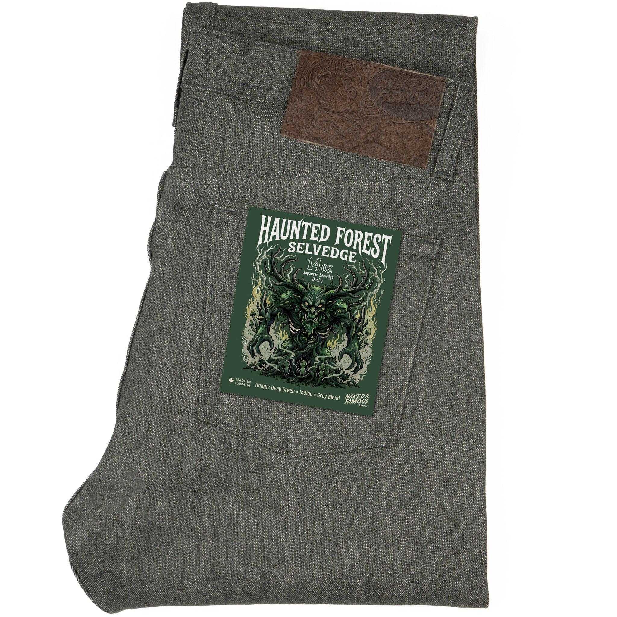 Weird Guy - Haunted Forest Selvedge by Naked & Famous Denim
