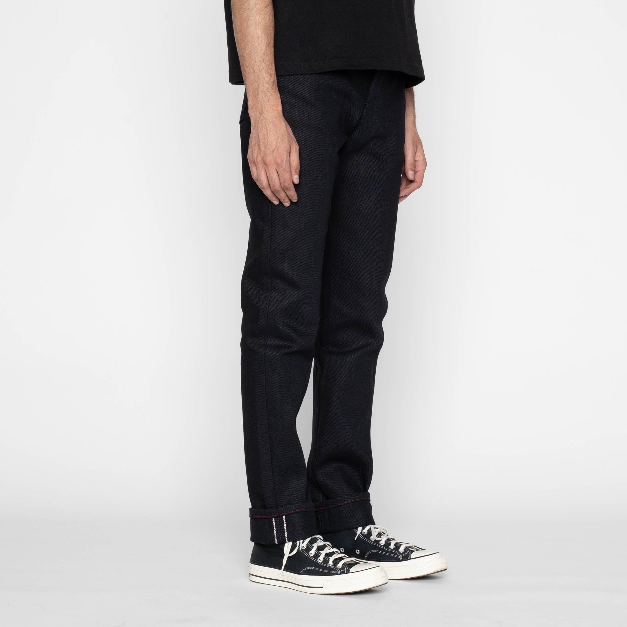 Weird Guy - Blood Brothers Selvedge - Indigo x Black by Naked & Famous Denim