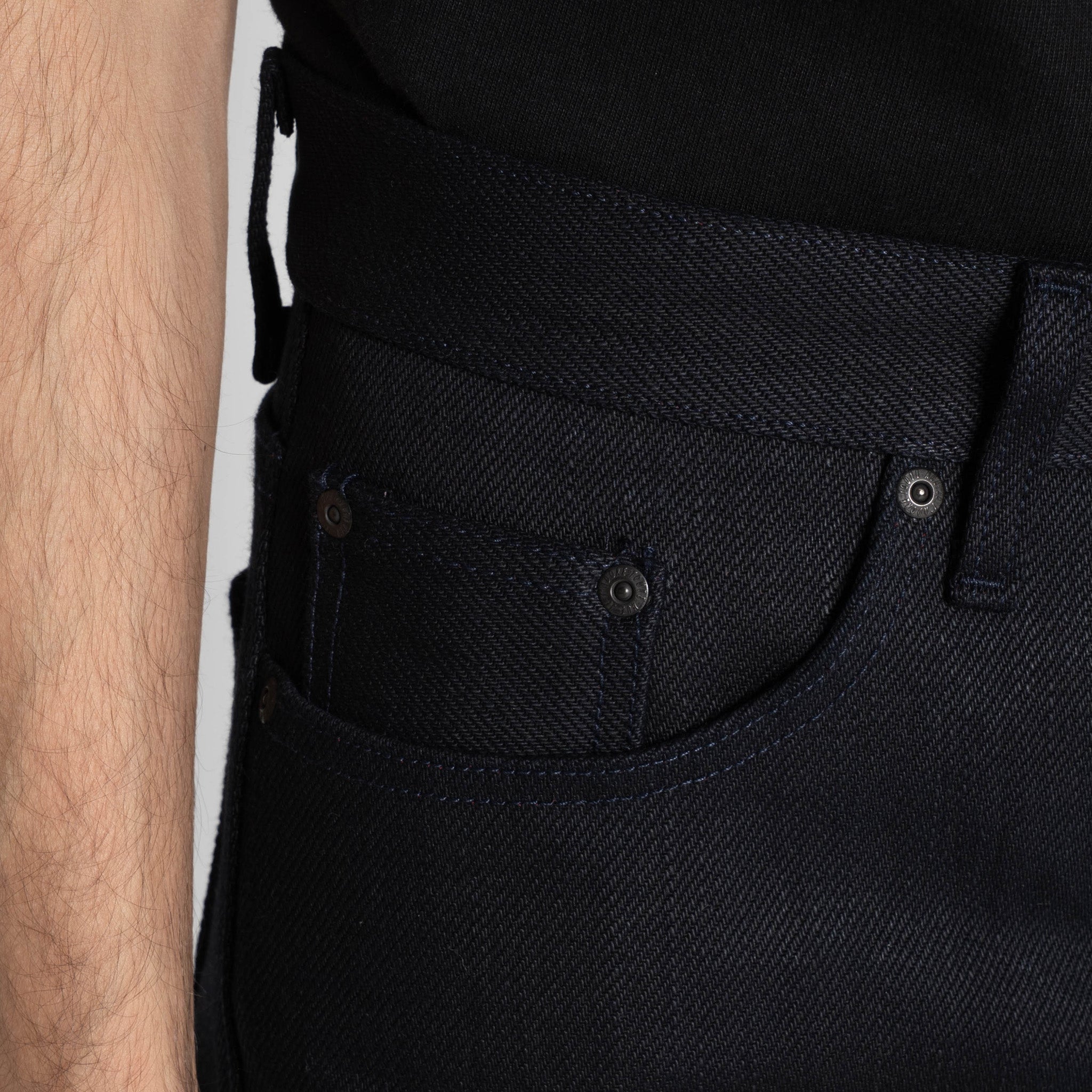 Weird Guy - Blood Brothers Selvedge - Indigo x Black by Naked & Famous Denim
