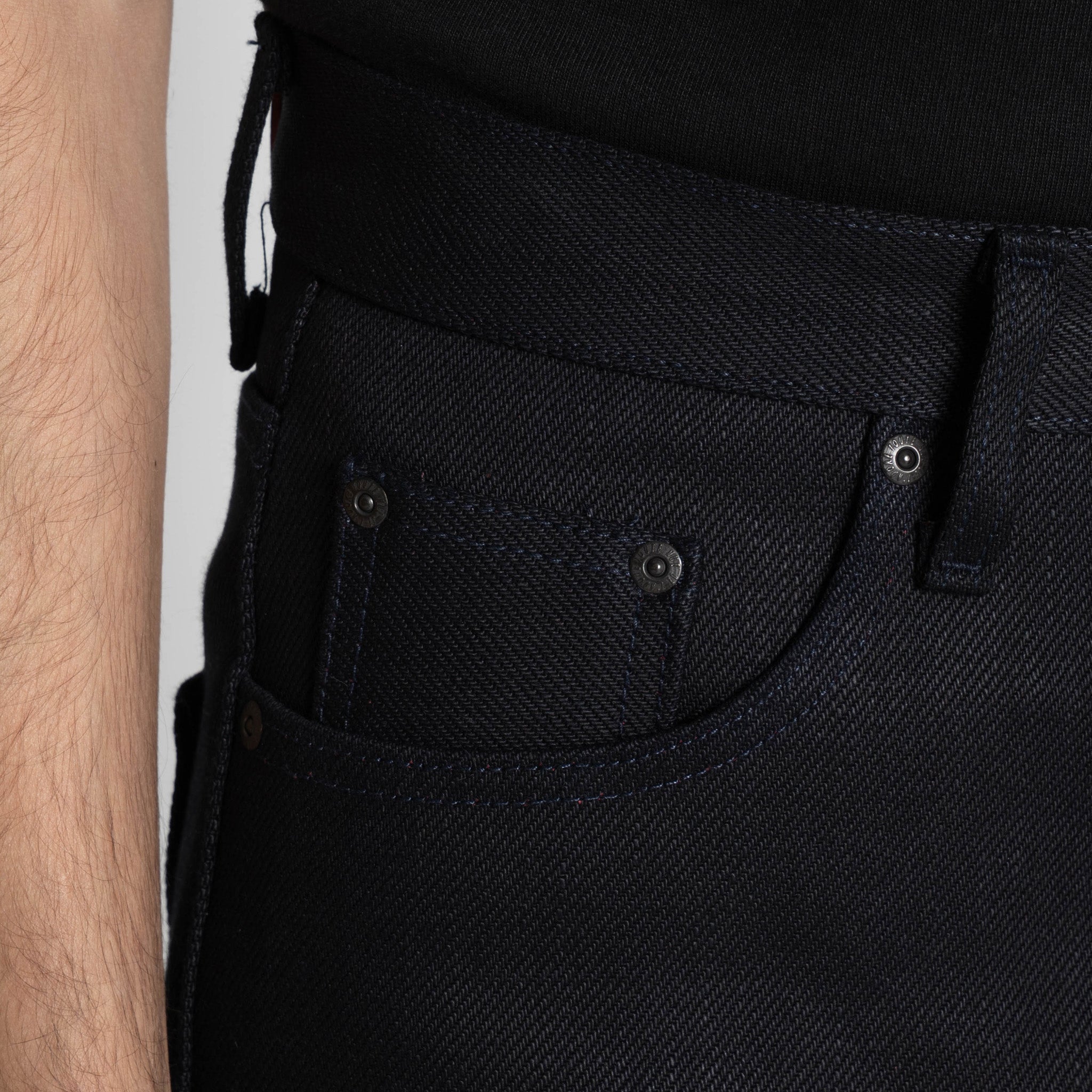 Strong Guy - Blood Brothers Selvedge - Indigo x Black by Naked & Famous Denim