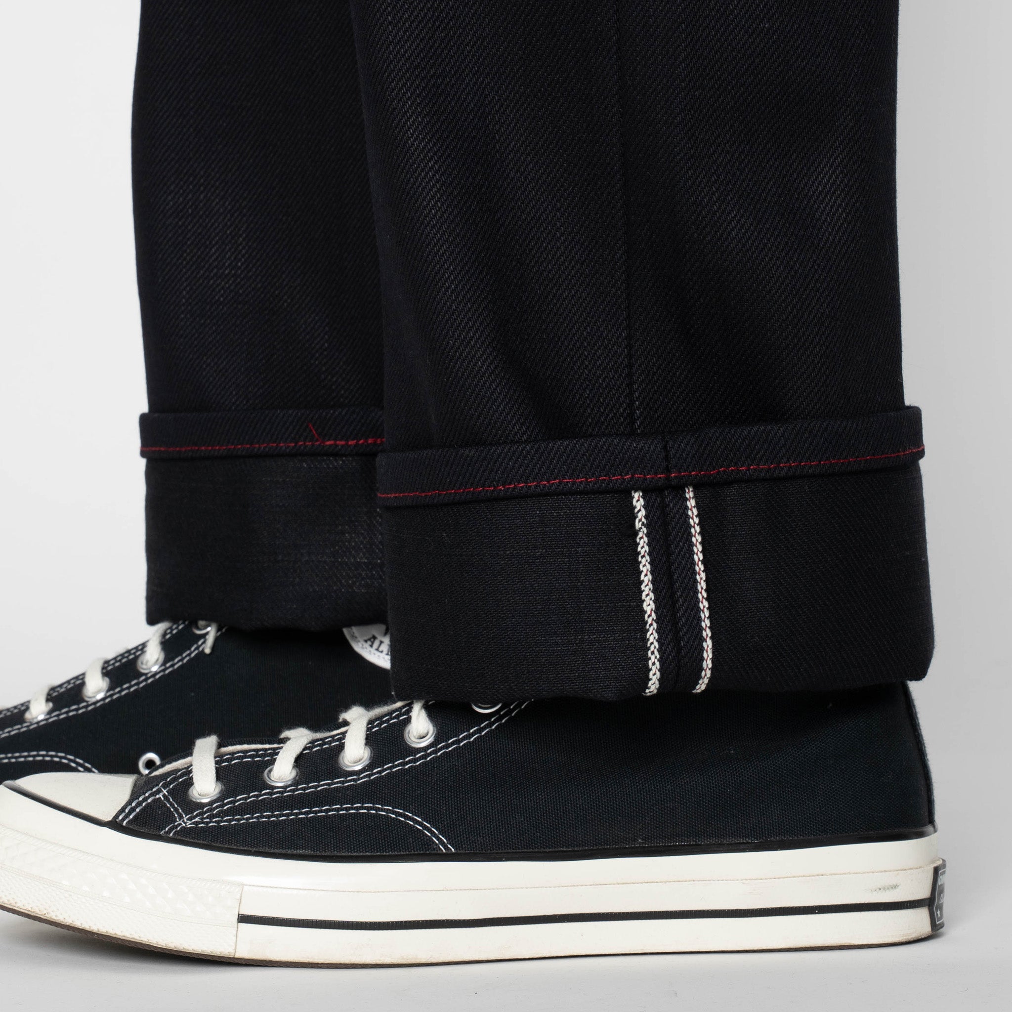 Strong Guy - Blood Brothers Selvedge - Indigo x Black by Naked & Famous Denim