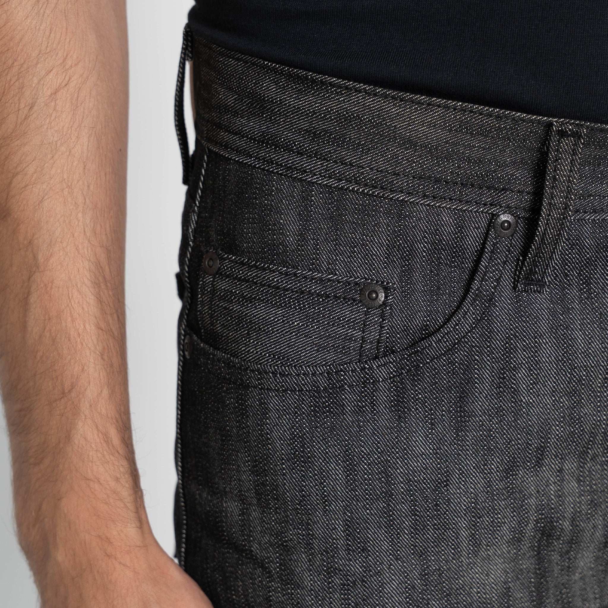 Weird Guy - Double Capsule - Black Warp / White Weft Selvedge by Naked & Famous Denim