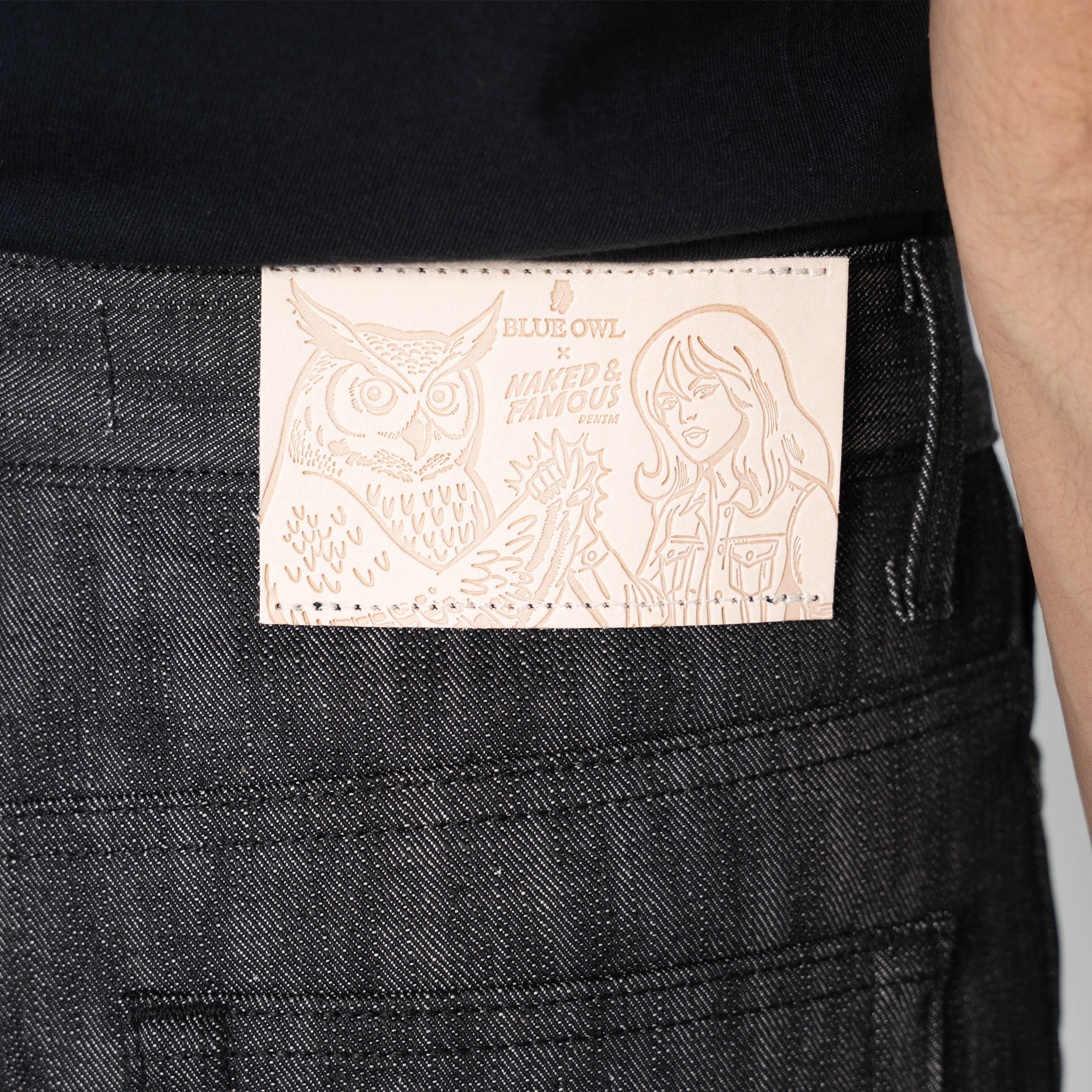 Groovy Guy - Double Capsule - Black Warp / White Weft Selvedge by Naked & Famous Denim