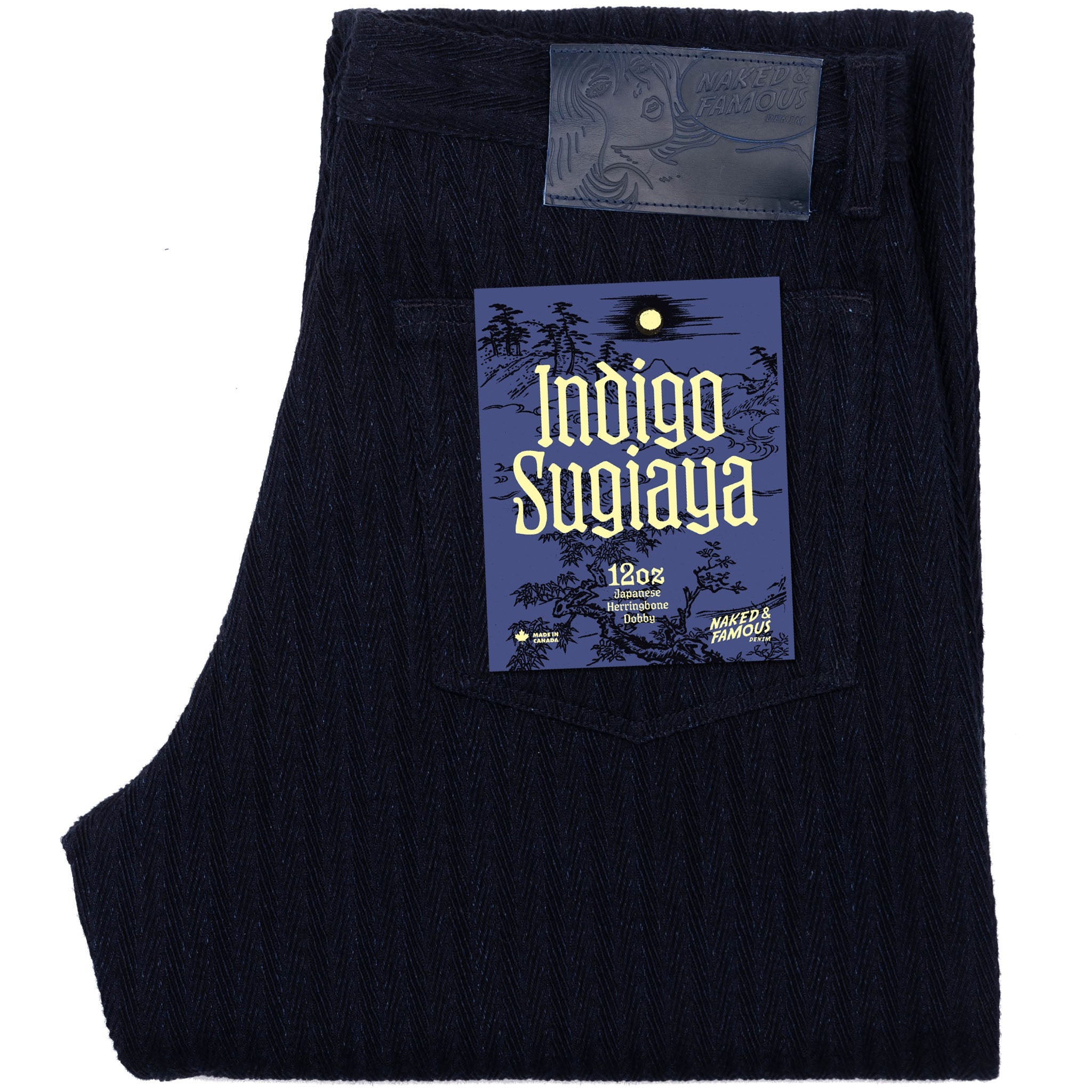 Pleated Trouser - Indigo Sugiaya - Indigo by Naked & Famous Denim