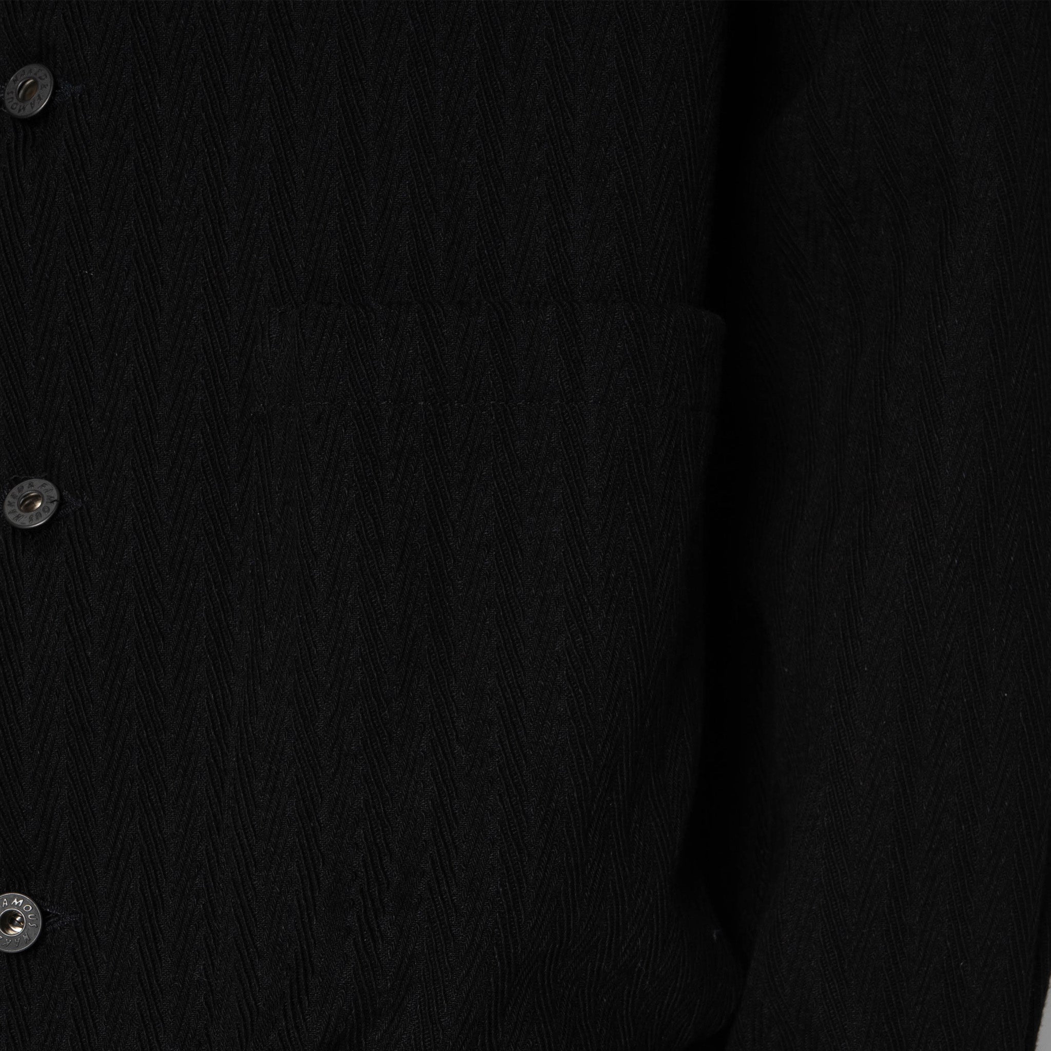 Wise Guy Shirt - Black Sugiaya by Naked & Famous Denim