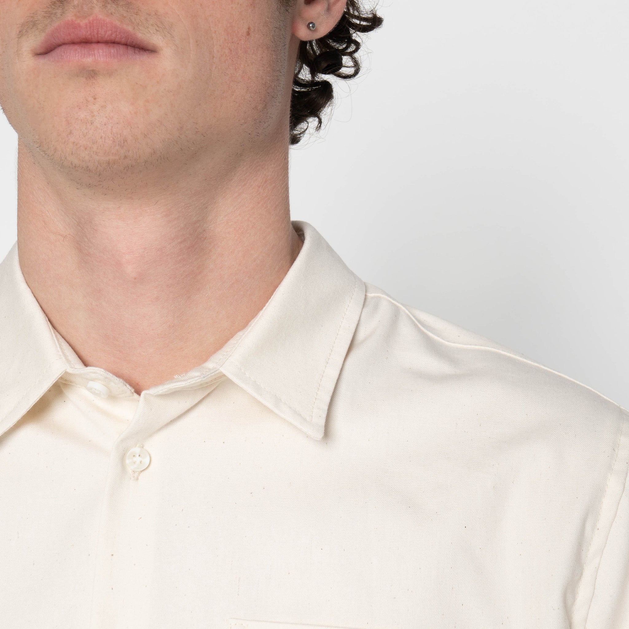 True Shirt - Natural Seed - Ecru by Naked & Famous Denim