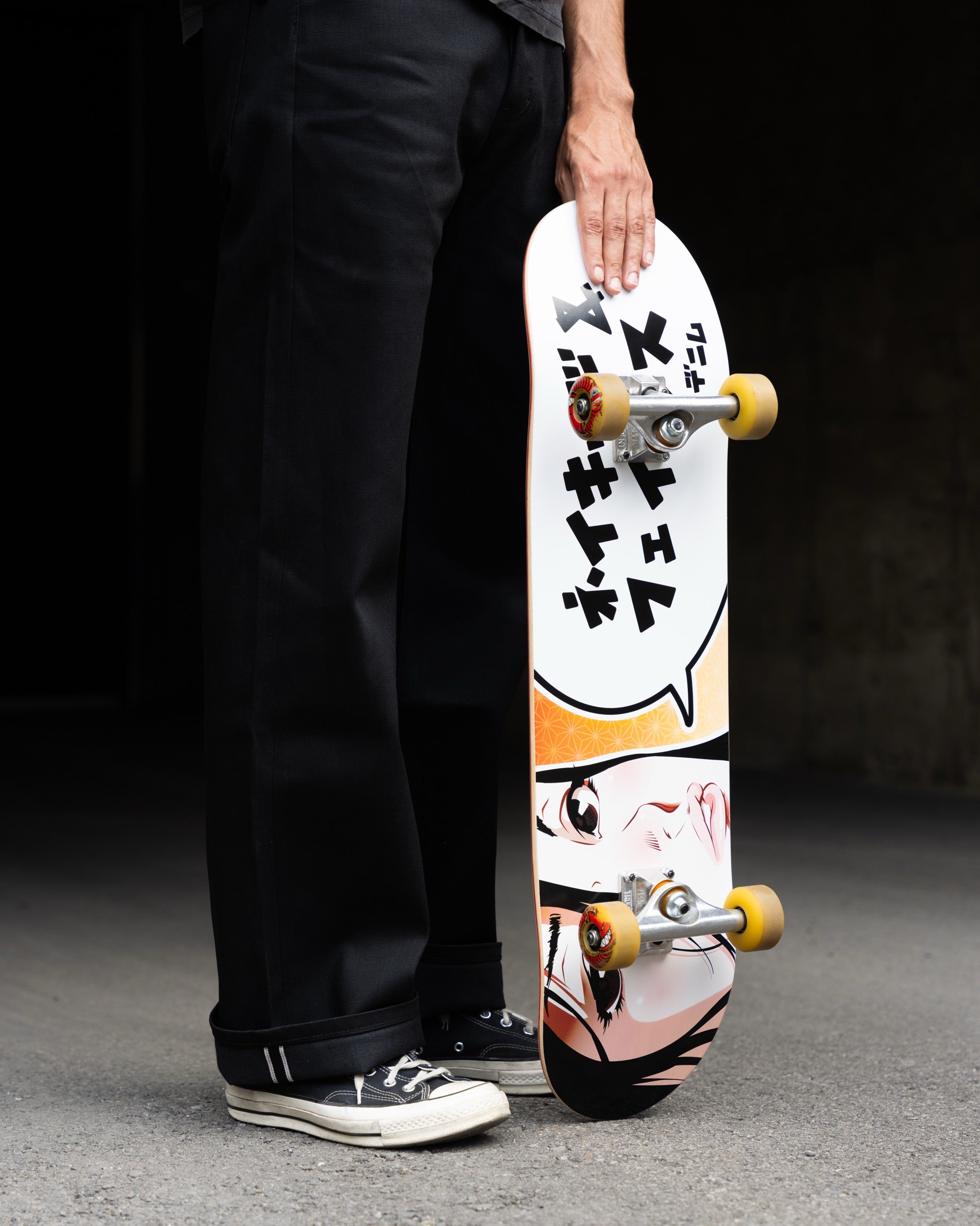 Skateboard Deck - Flower of Carnage - Made in Canada by Naked & Famous Denim