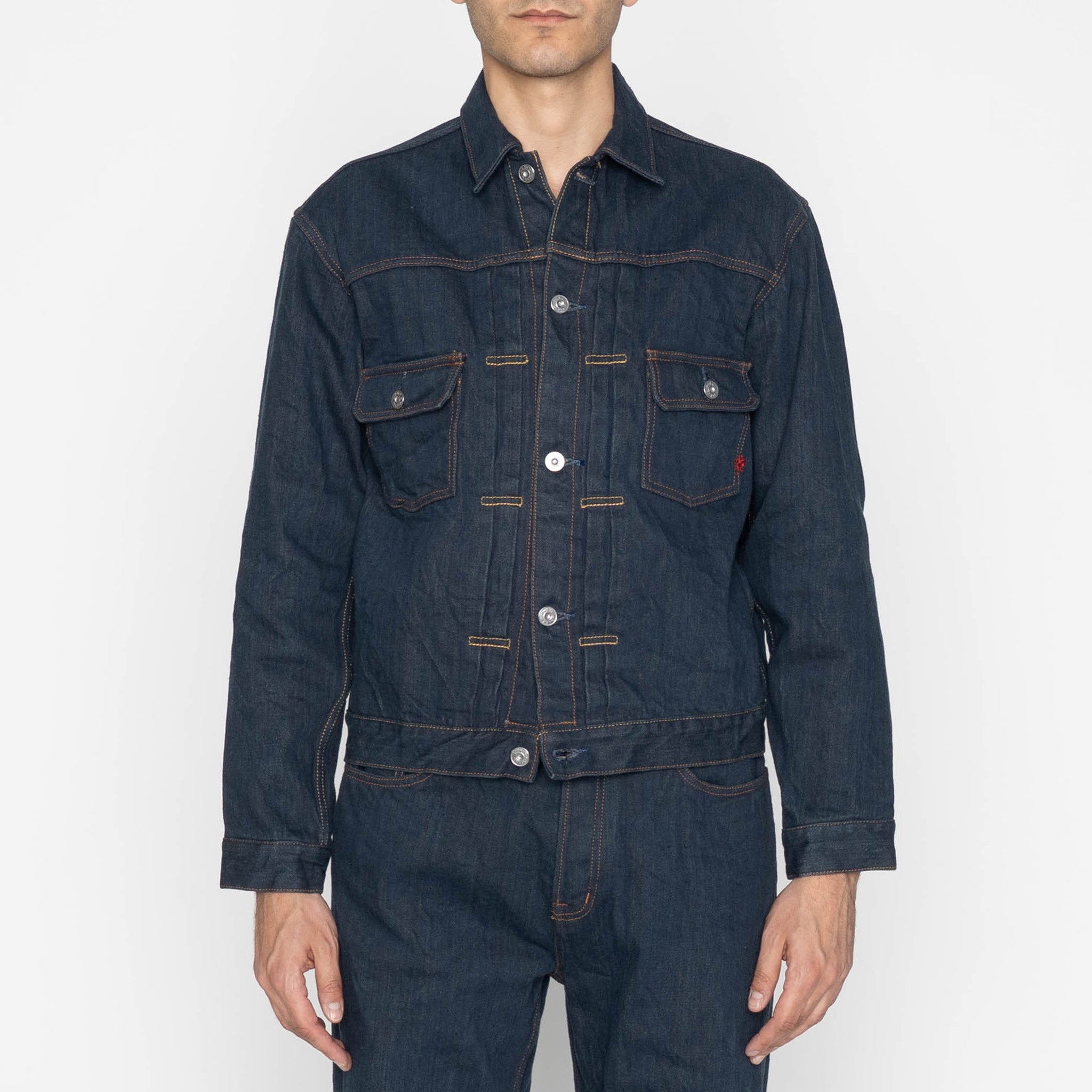 Heritage Jacket - MIJ17 - Chairo no Kitsune - Indigo by Naked & Famous Denim