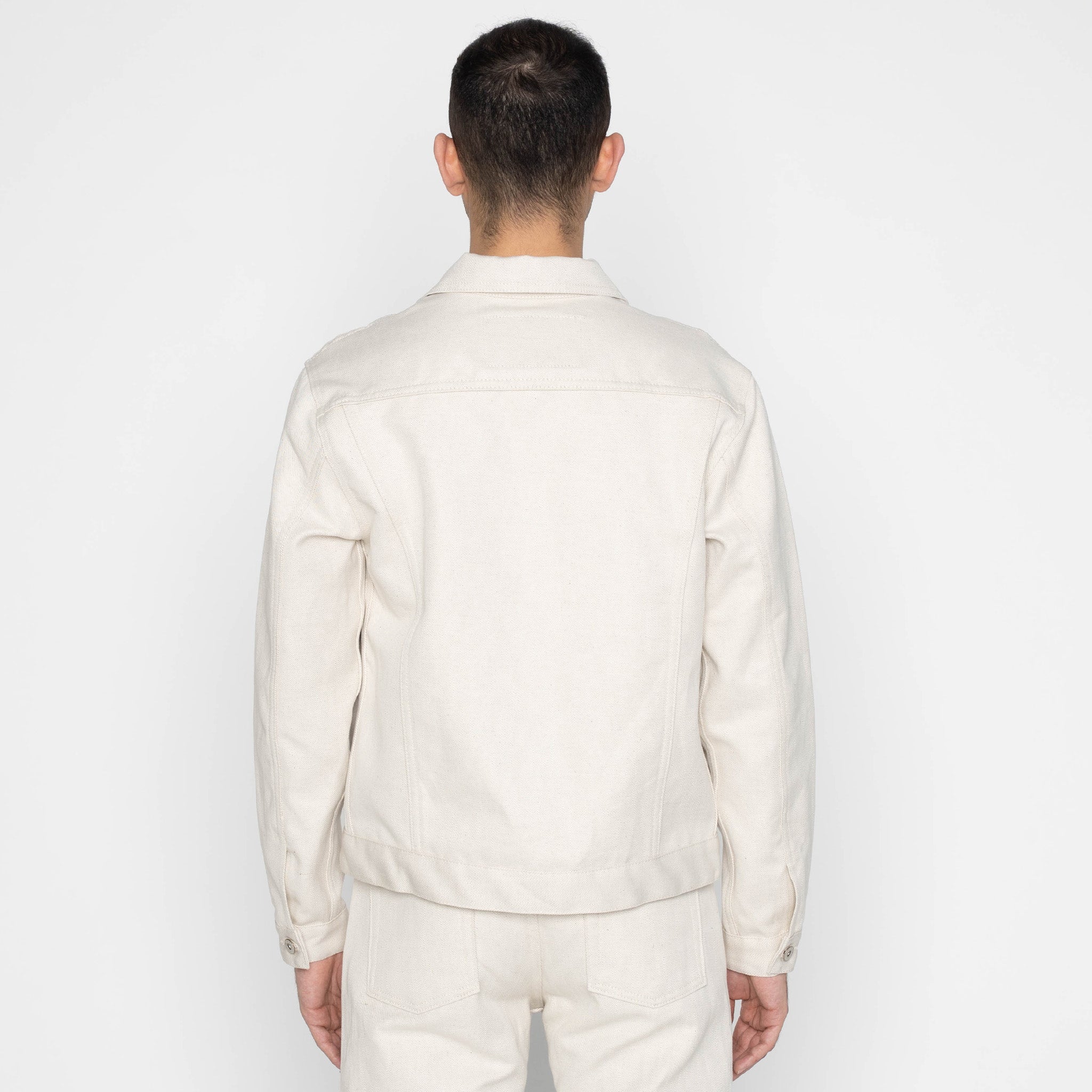 Denim Jacket - Tabi Selvedge - Off White by Naked & Famous Denim