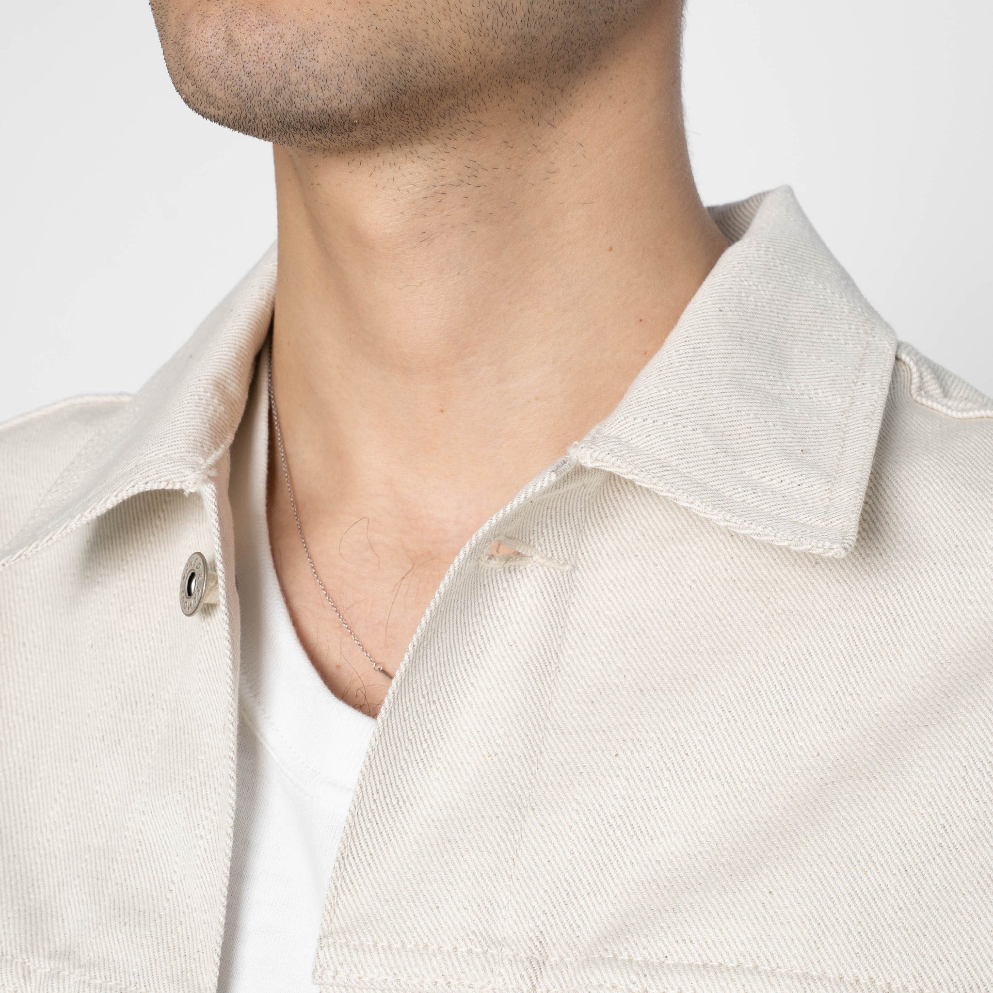 Denim Jacket - Tabi Selvedge - Off White by Naked & Famous Denim