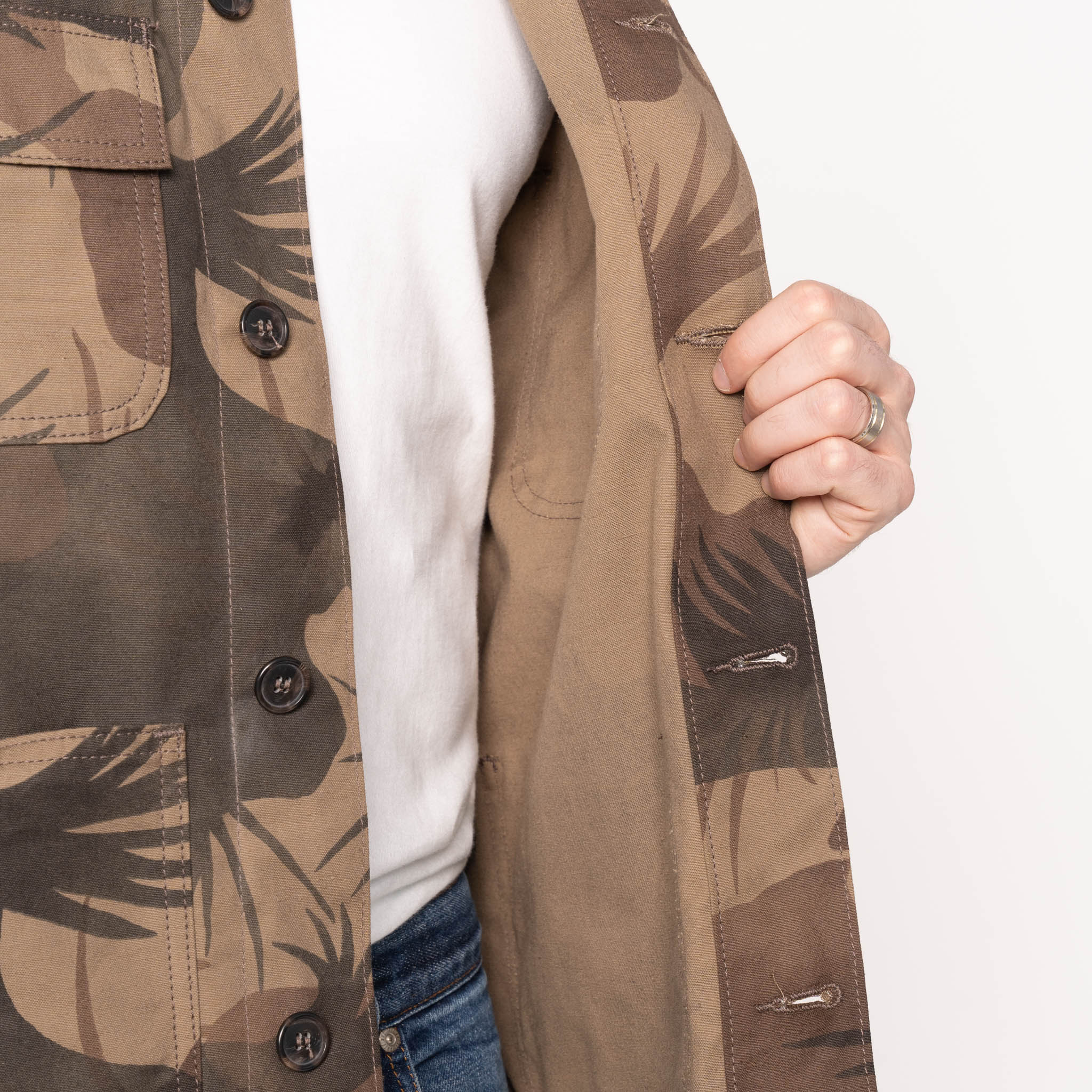 Chore Coat - Fern Camo - Green by Naked & Famous Denim