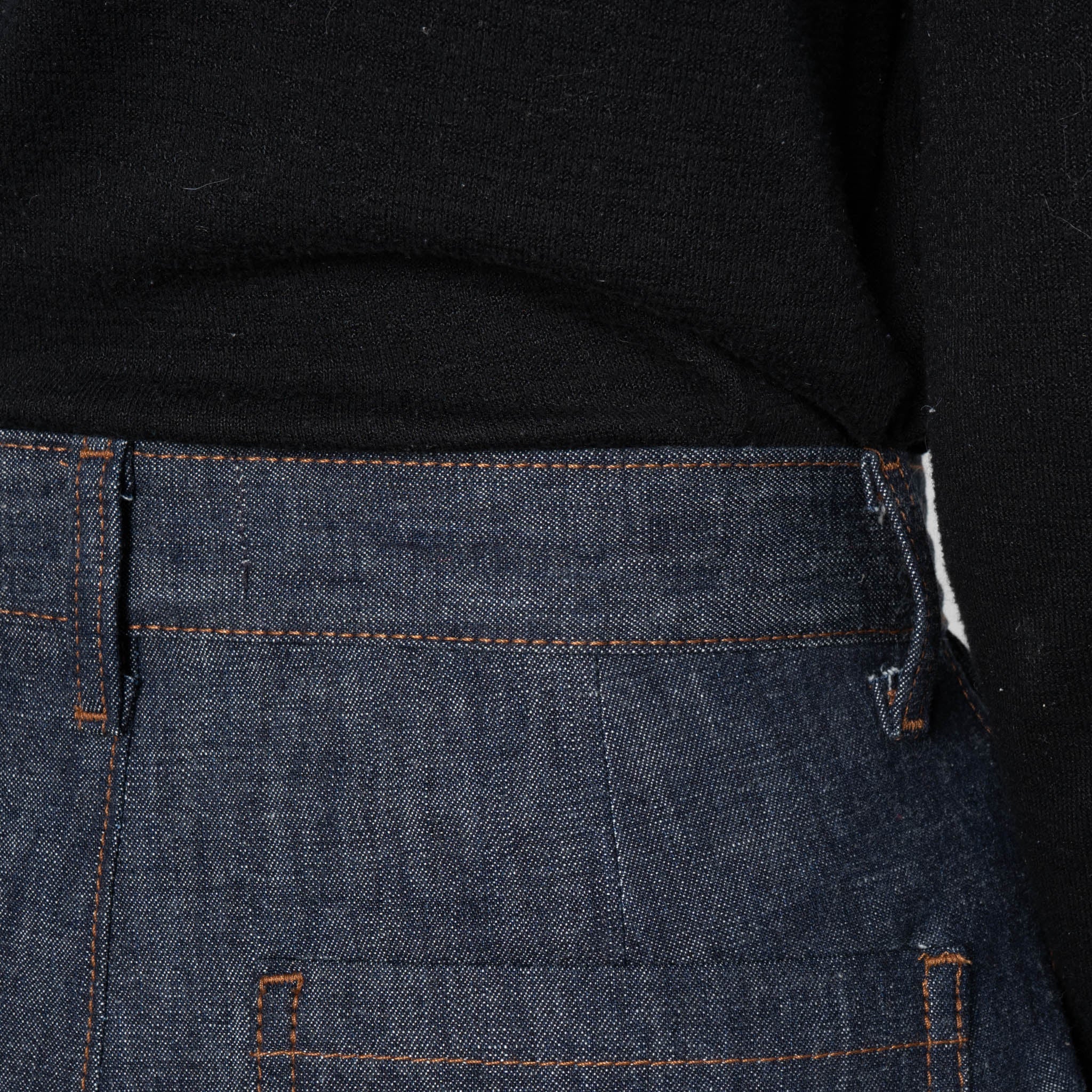 Wide Leg Trouser - 10oz Rinsed Denim - Indigo by Naked & Famous Denim