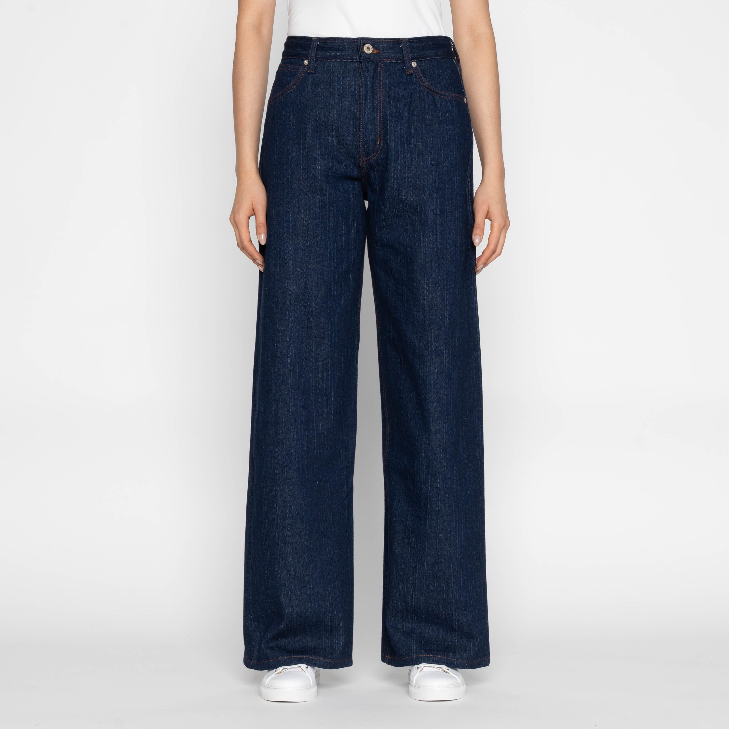 Wide Wild West - Vertical Slub Denim by Naked & Famous Denim