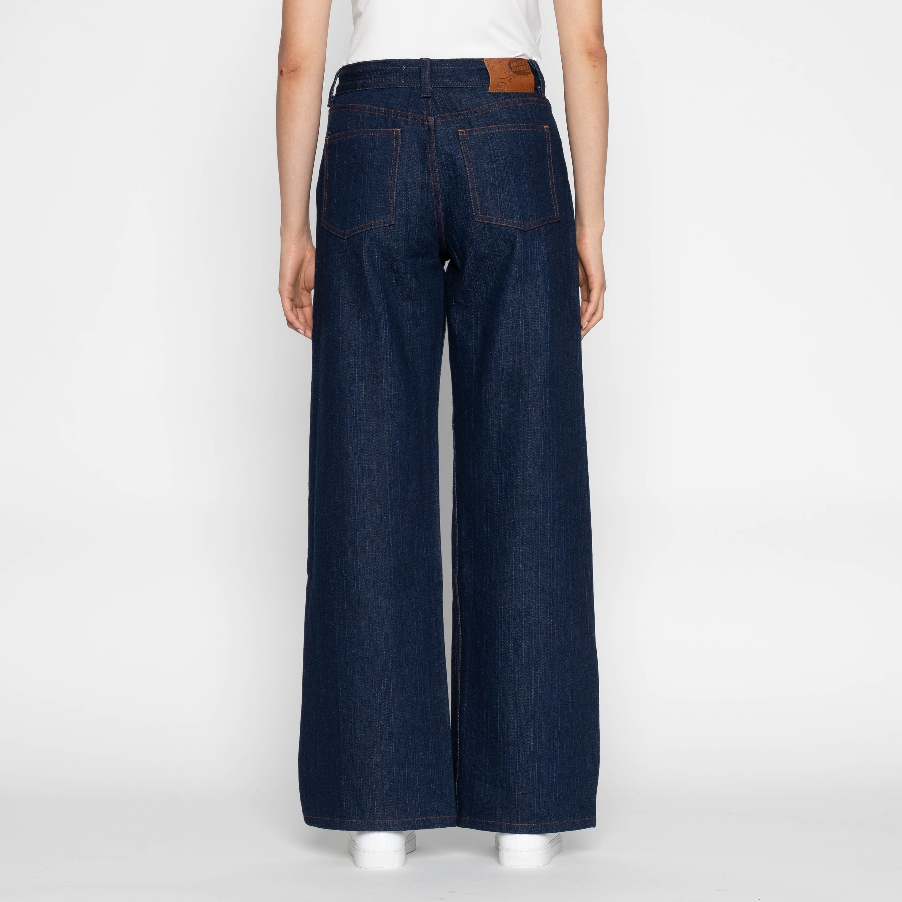 Wide Wild West - Vertical Slub Denim by Naked & Famous Denim