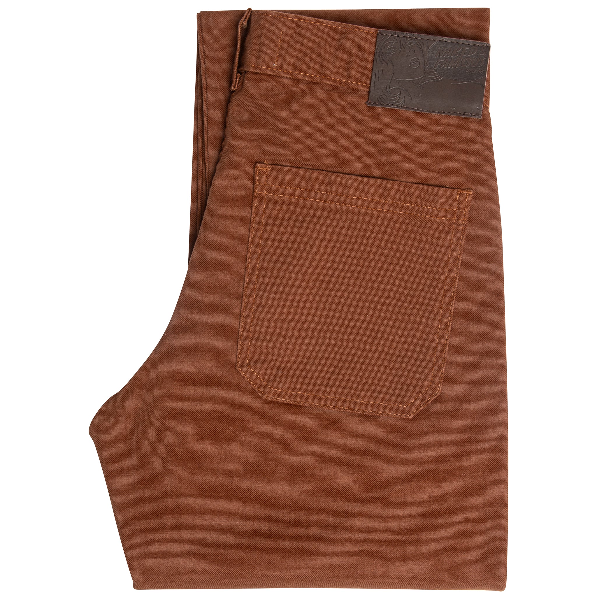 Fatigue Pant - Brick Canvas by Naked & Famous Denim