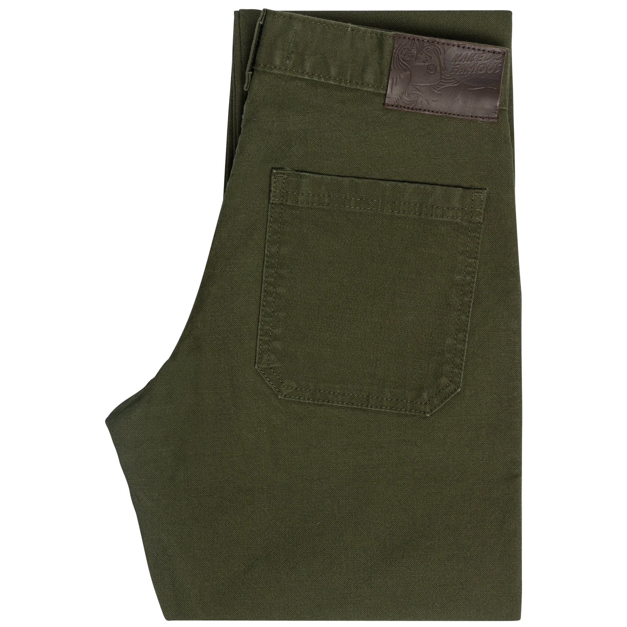 Fatigue Pant - Green Canvas by Naked & Famous Denim
