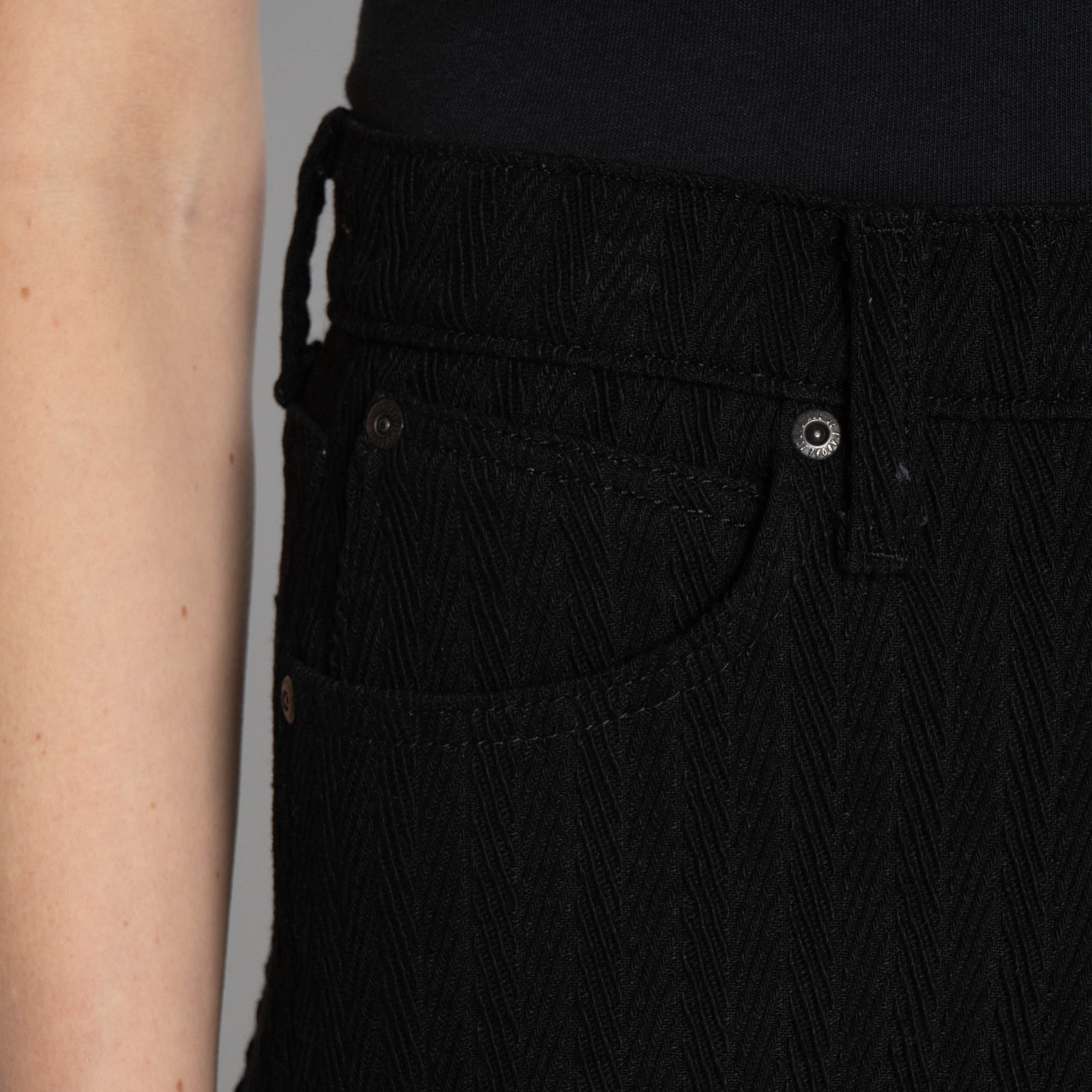 Wide Wild West - Black Sugiaya by Naked & Famous Denim