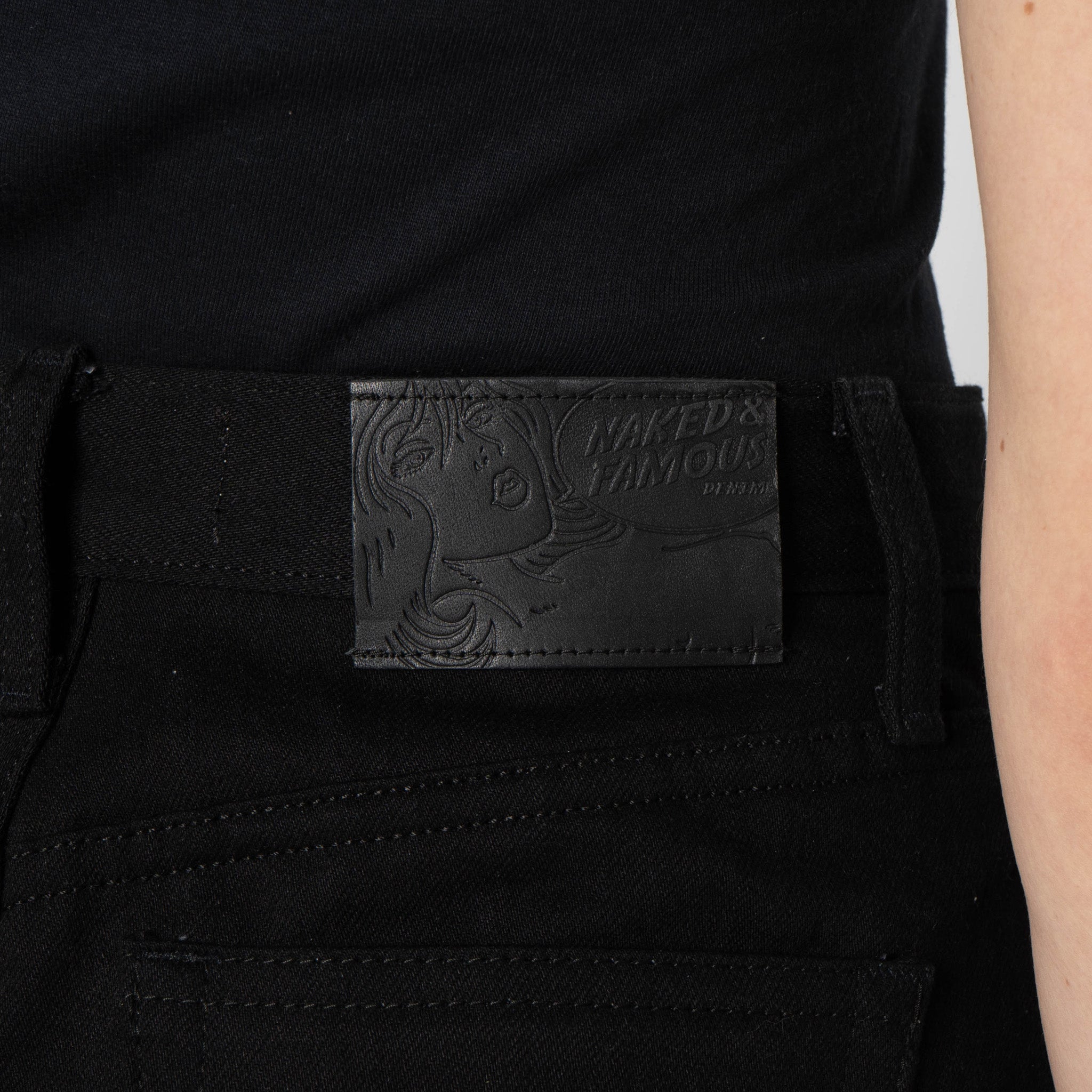 Bestie - Shadow Black - Black by Naked & Famous Denim