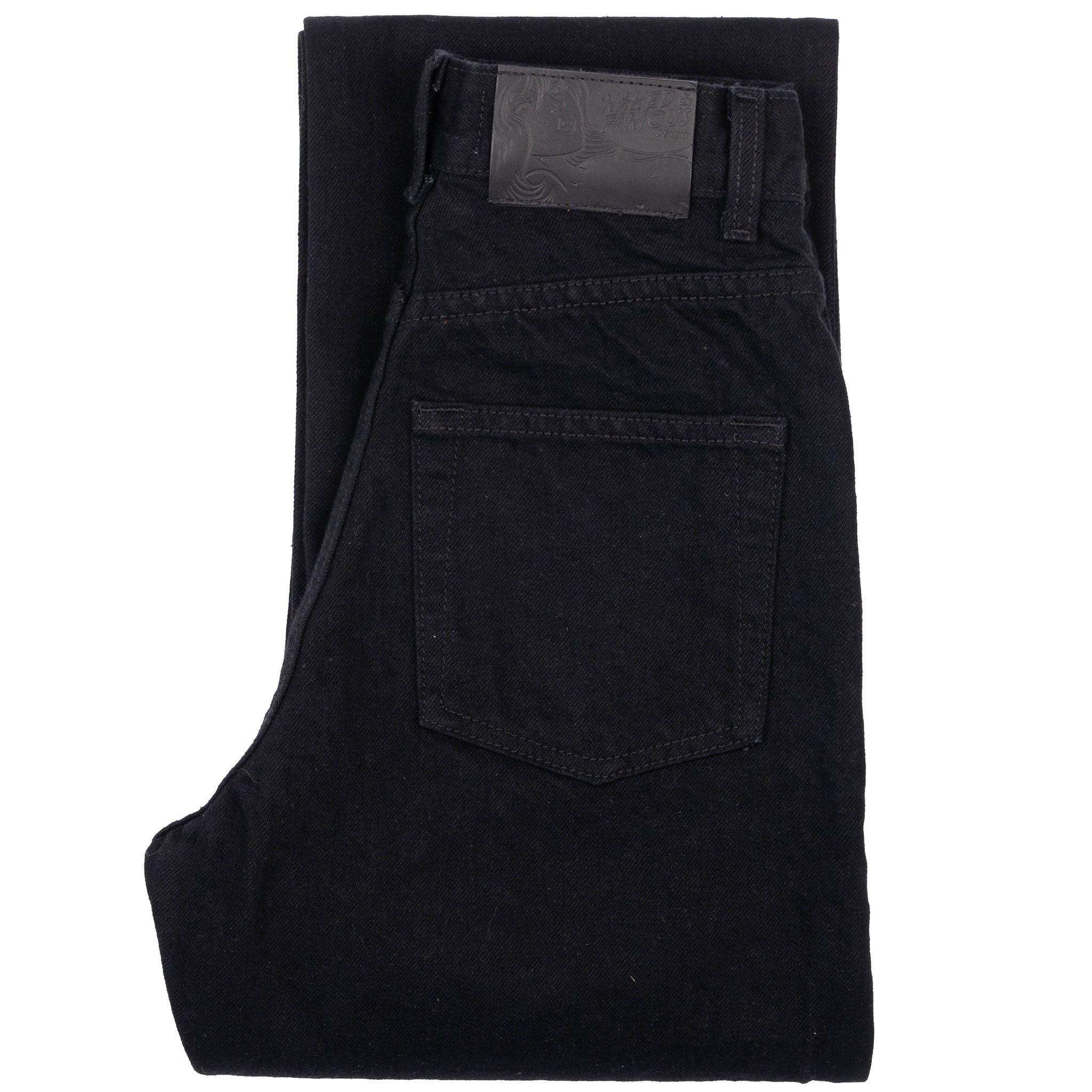True Girl - Solid Black Selvedge Washed by Naked & Famous Denim