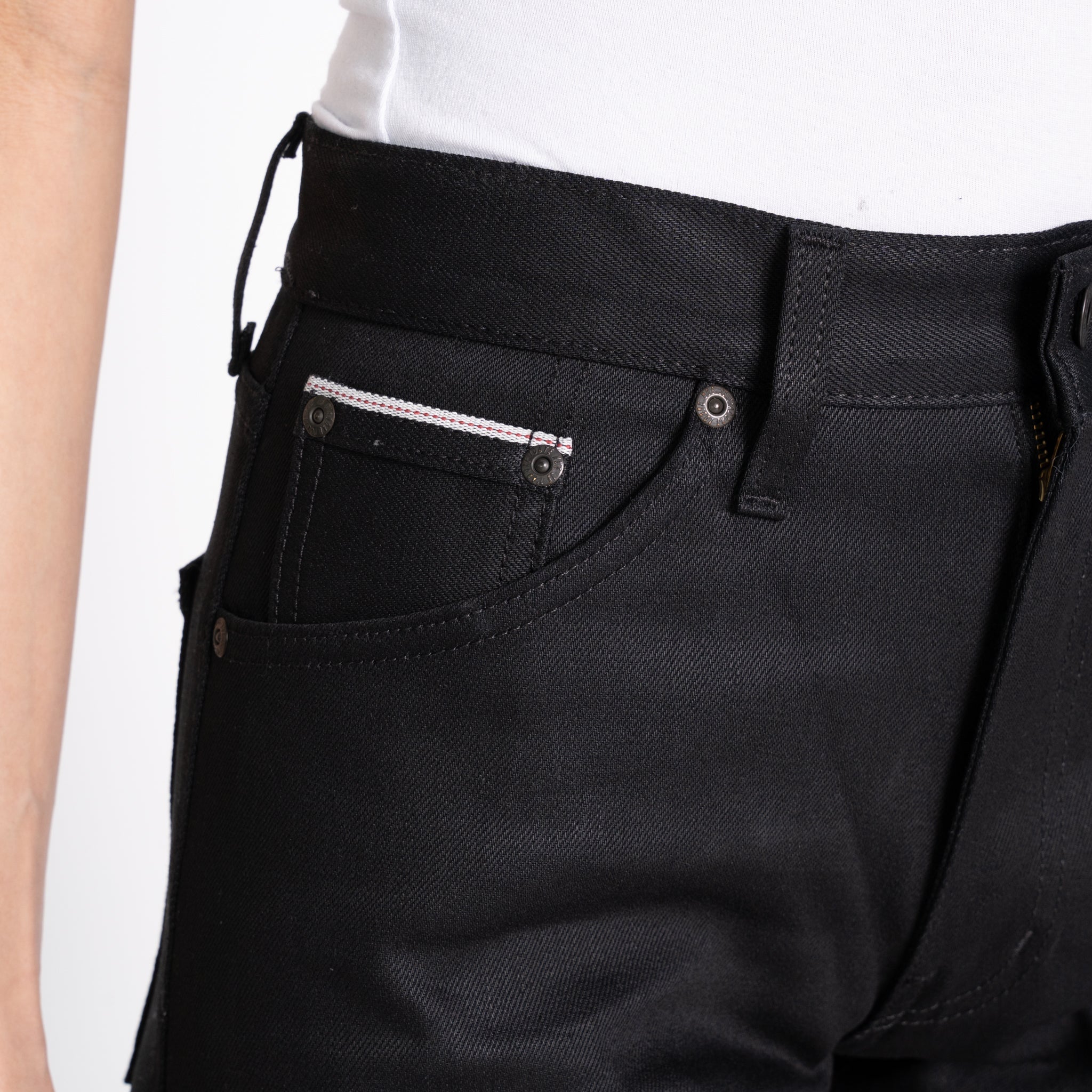 Max - Black Cobra Stretch Selvedge by Naked & Famous Denim