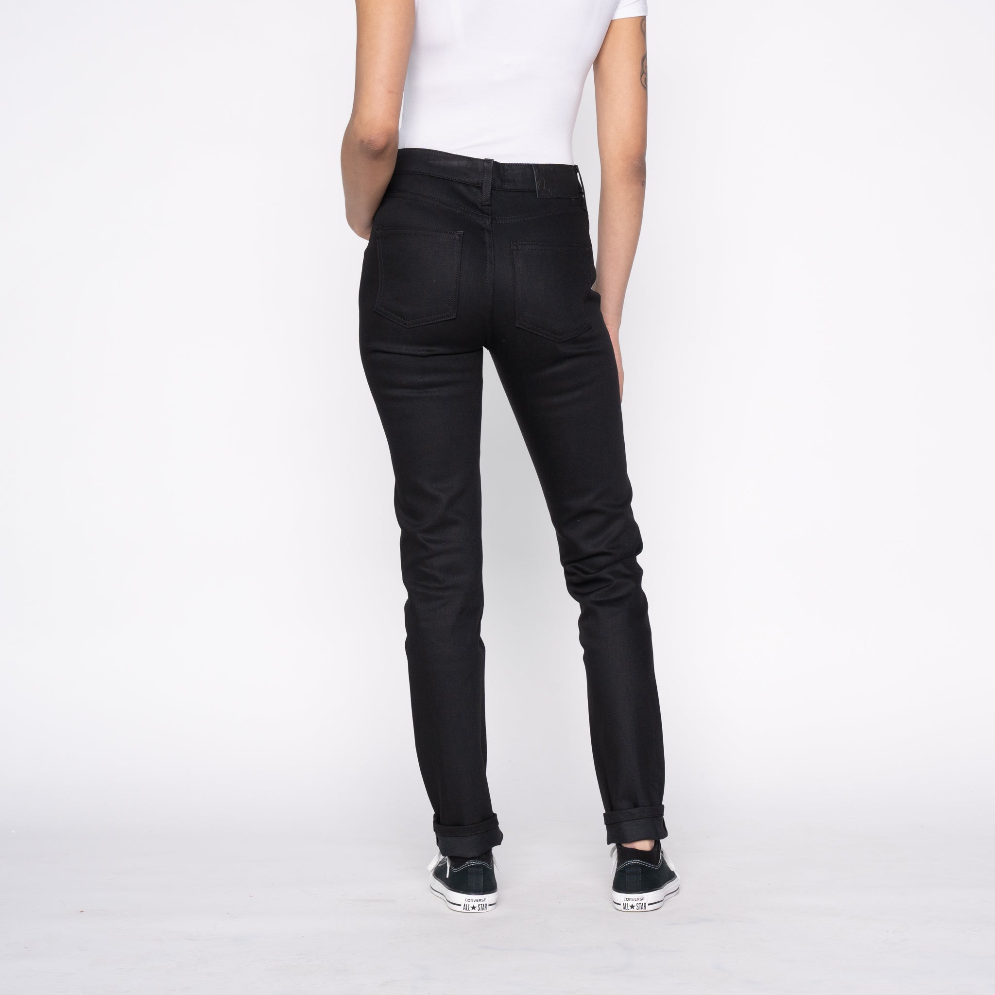 High Skinny - Black Cobra Stretch Selvedge by Naked & Famous Denim