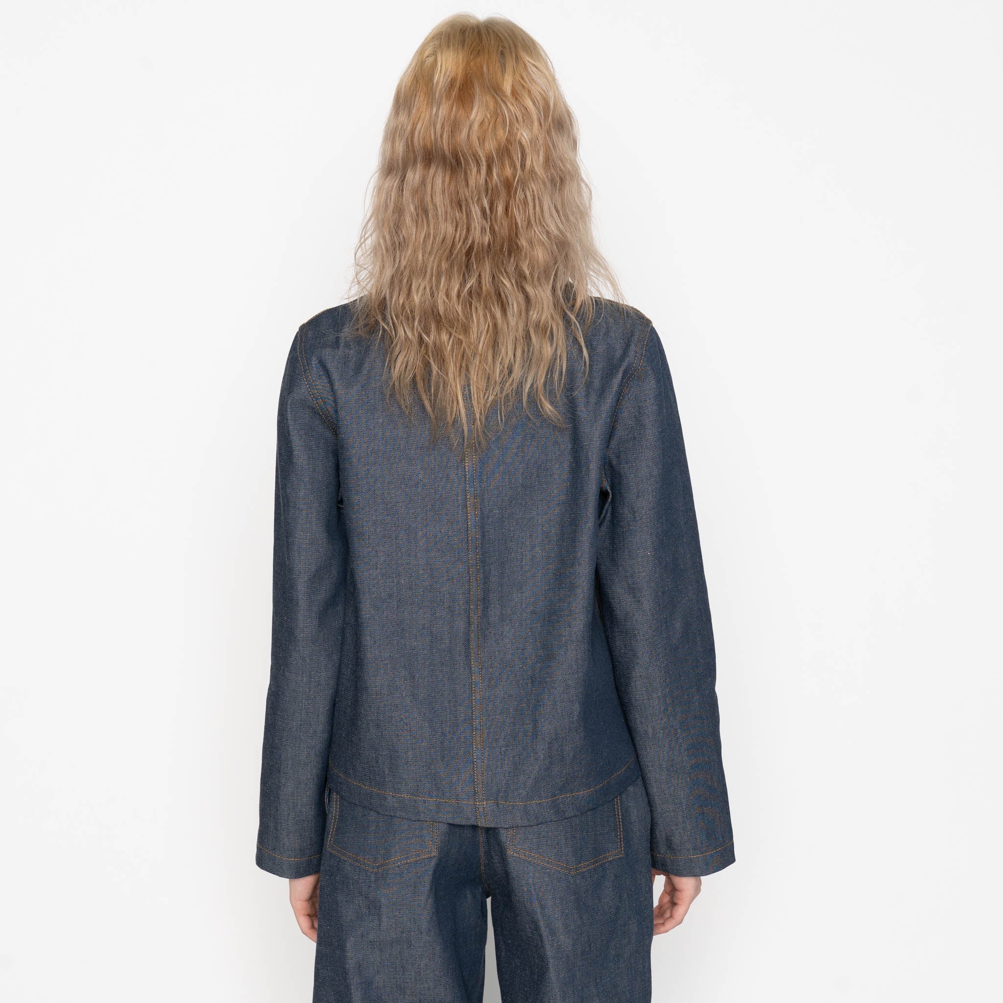 Gracie Jacket - Natural Indigo - Indigo by Naked & Famous Denim