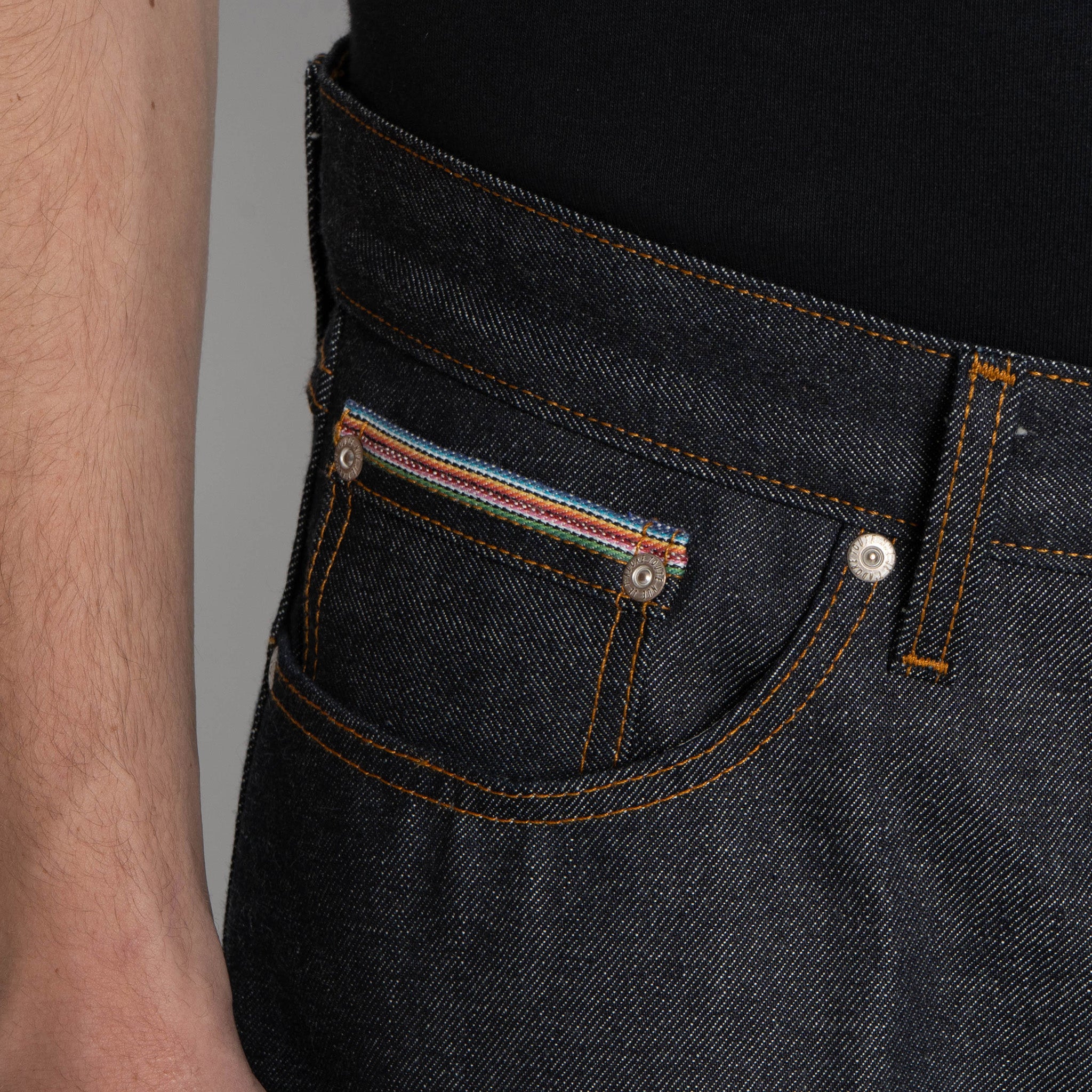 True Guy - Dia De Los Muertos Selvedge - Bat by Naked & Famous Denim