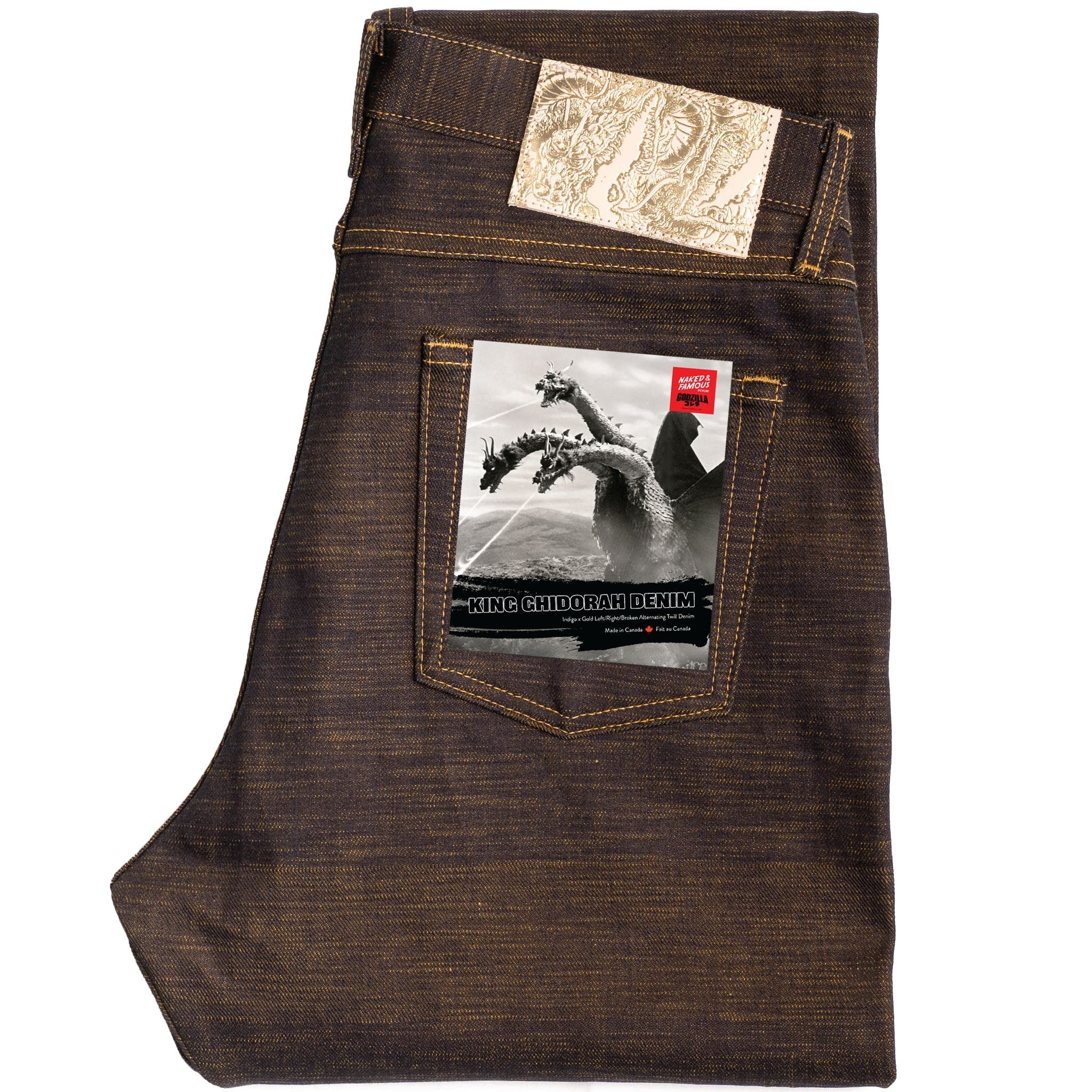 Easy Guy - King Ghidorah: The Three-Headed Monster Denim by Naked & Famous Denim