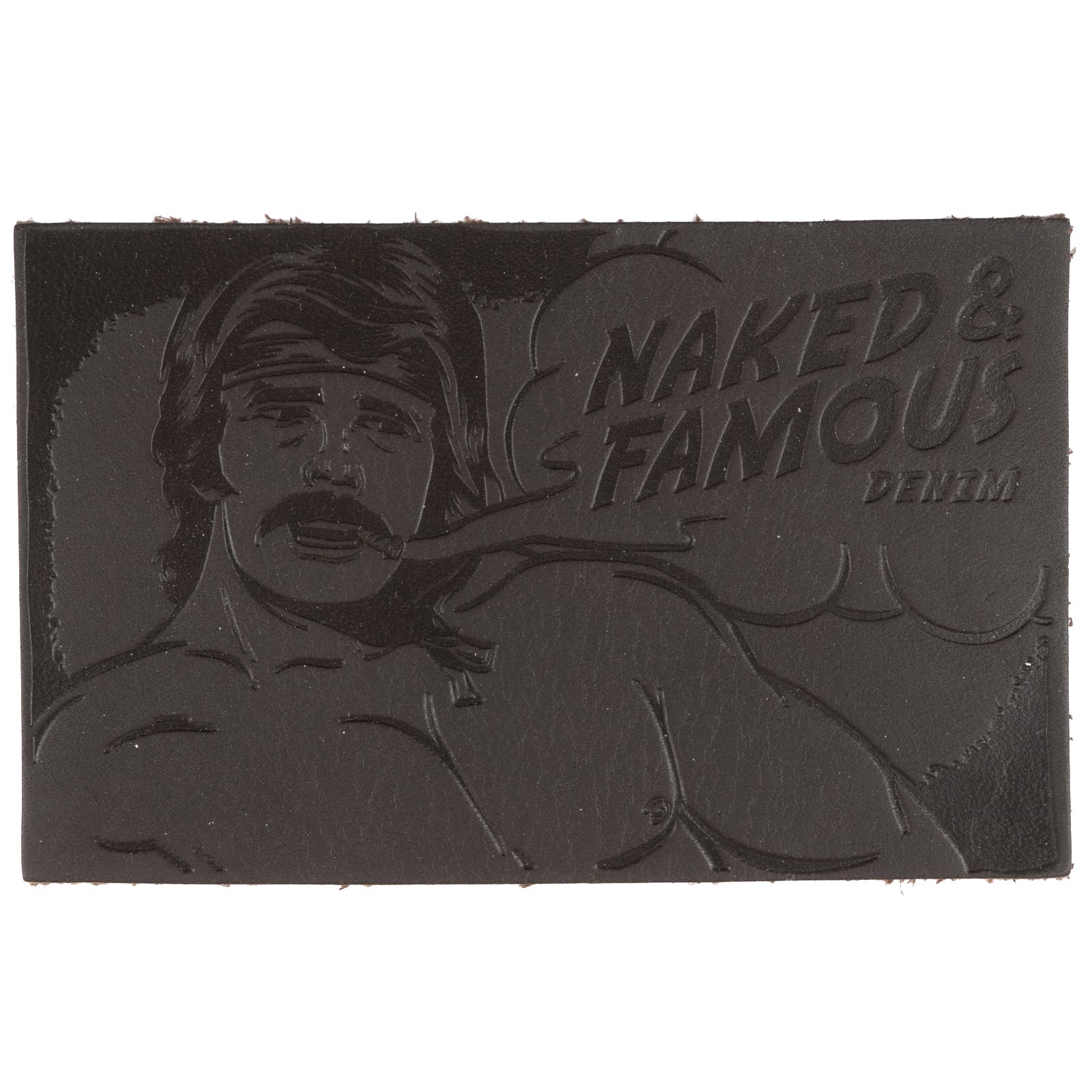 Brute Leather Patch - Dark Brown by Naked & Famous Denim